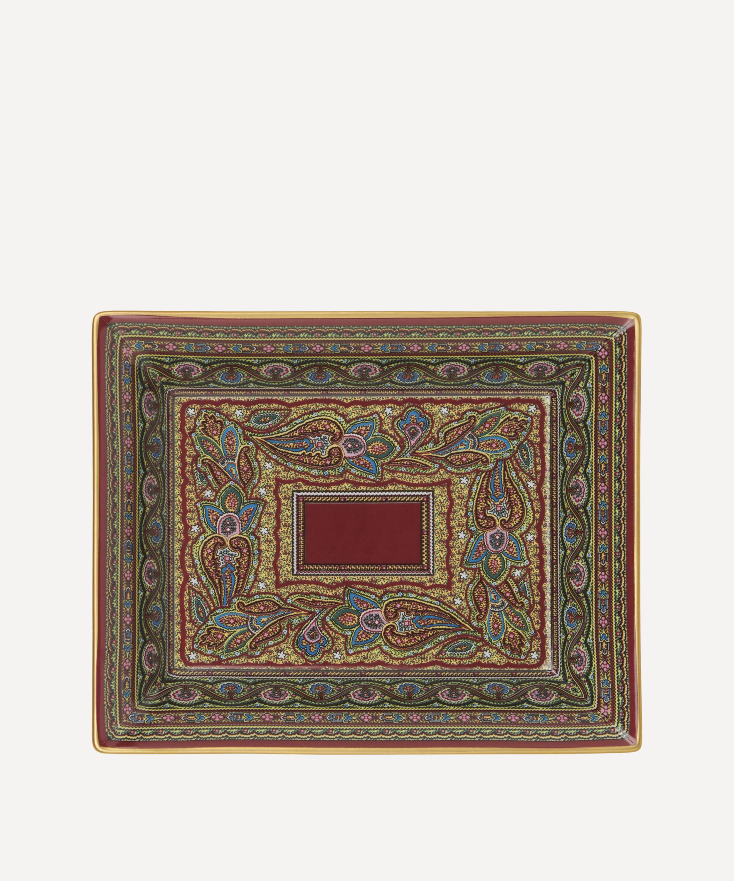 Etro Paisley-print Porcelain Tray
