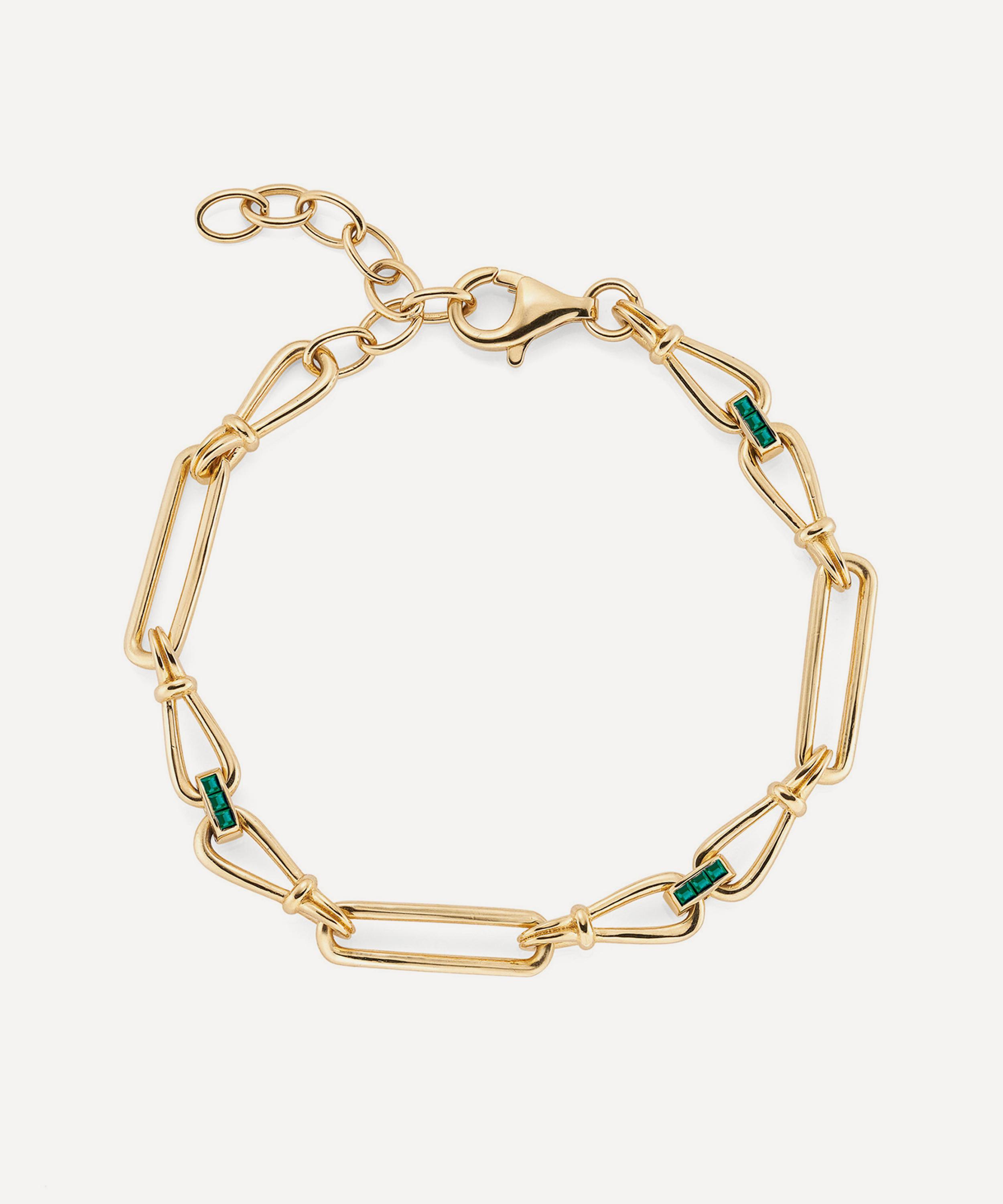 Laura Vann 18ct Gold-plated Rene Heavy Link Chain Bracelet