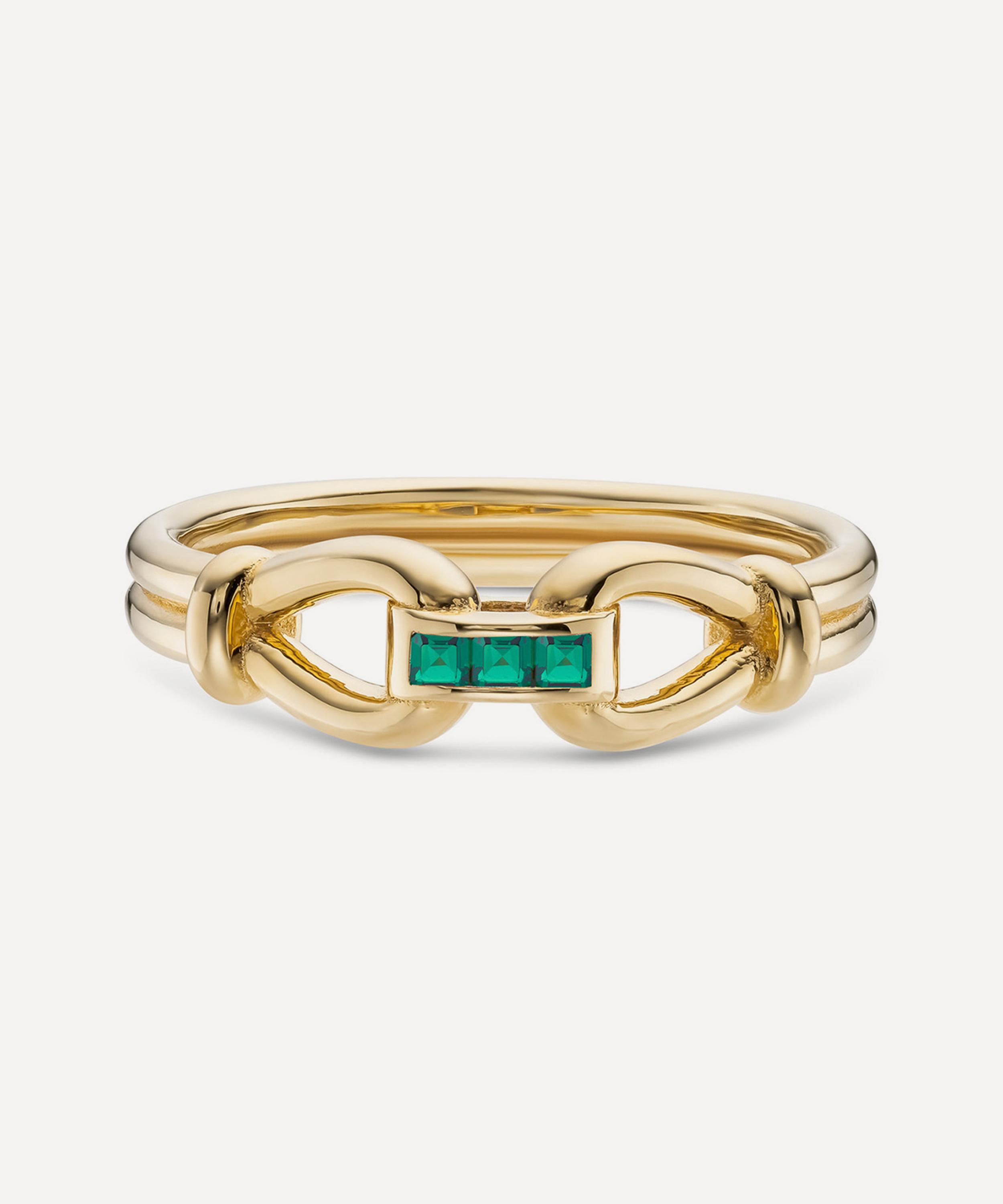 Laura Vann 18ct Gold-plated Vermeil Silver Rene Ring