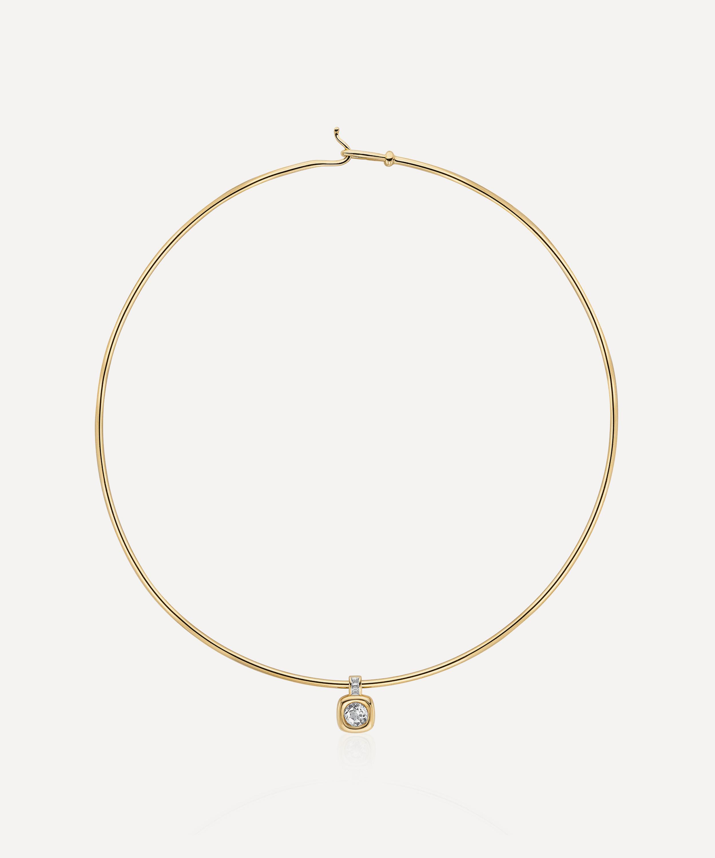 Laura Vann Gold-plated Gaia Torque Choker Necklace
