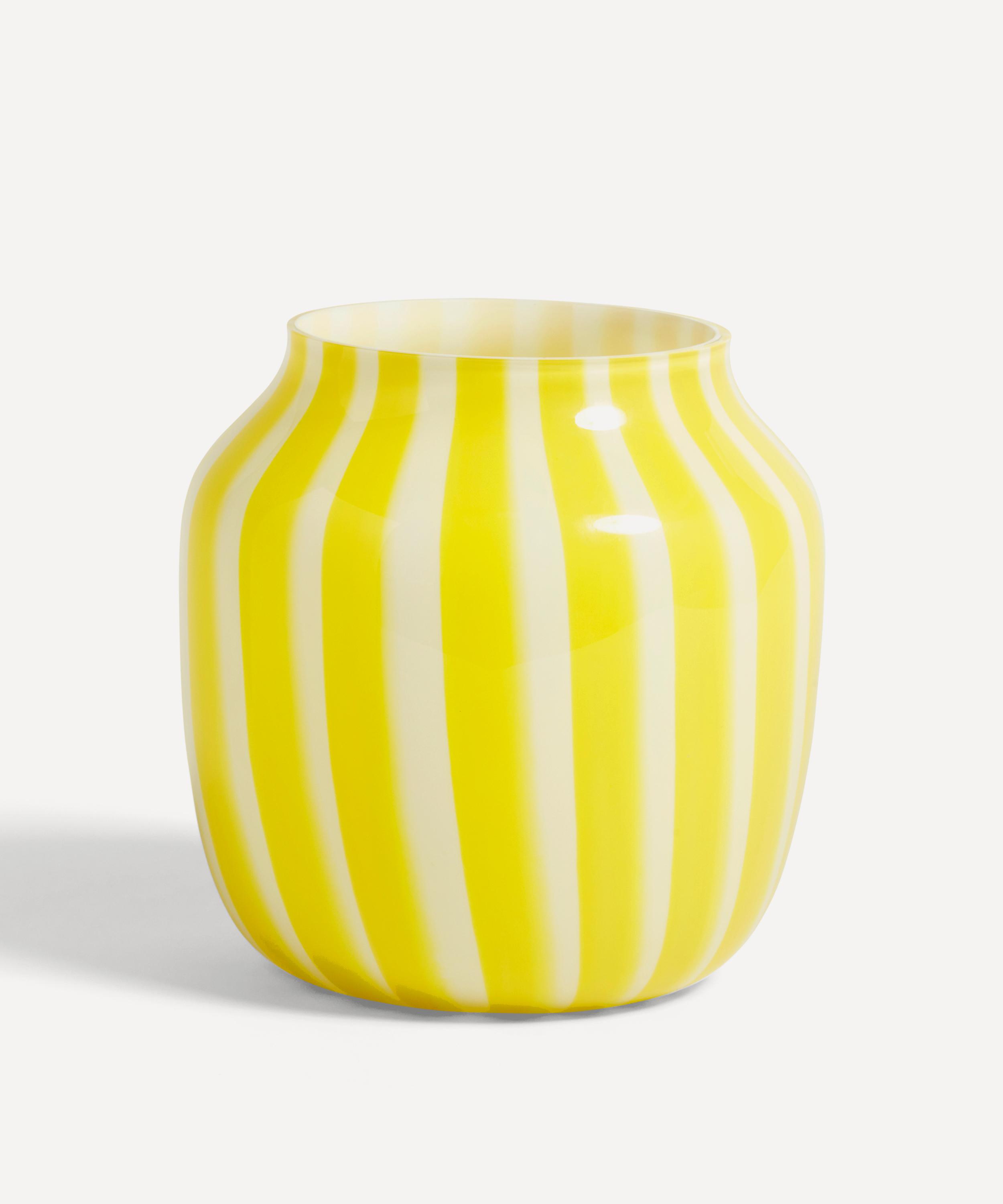 Hay Striped Wide Vase
