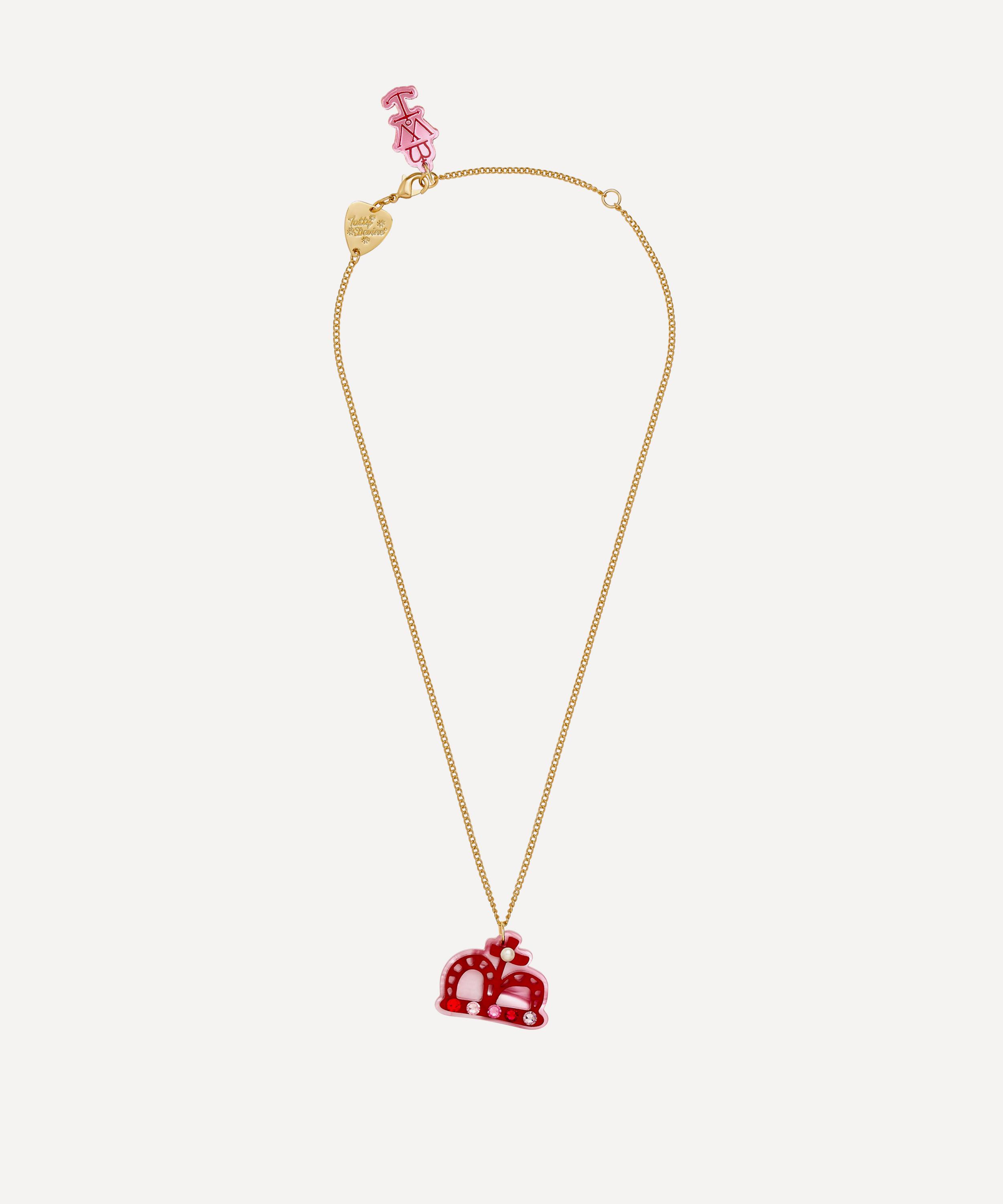 Tatty Devine Alan Crown Pendant Necklace