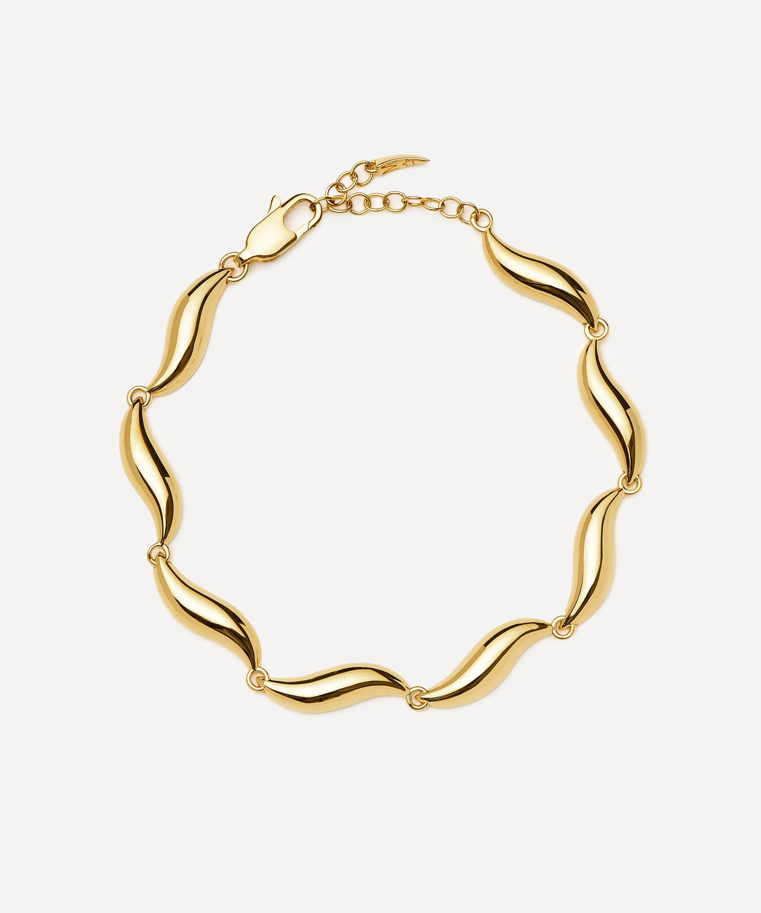 Missoma X Savi 18ct Gold-plated Signature Link Chain Bracelet
