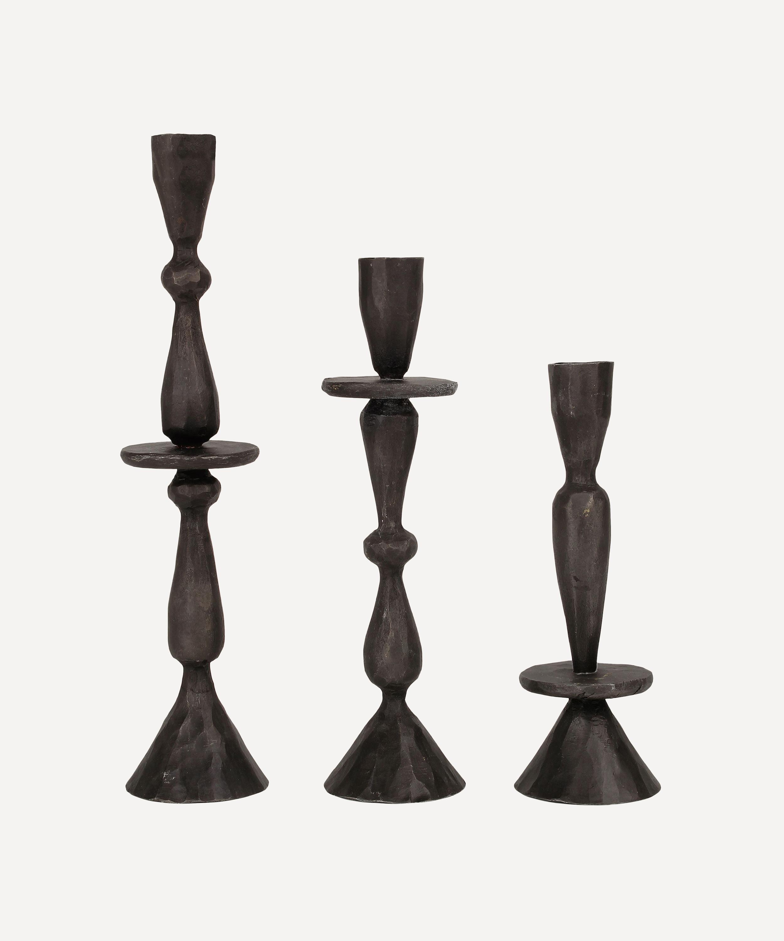 CARAVANE CARAVANE JYA CANDLE HOLDERS SET OF THREE 