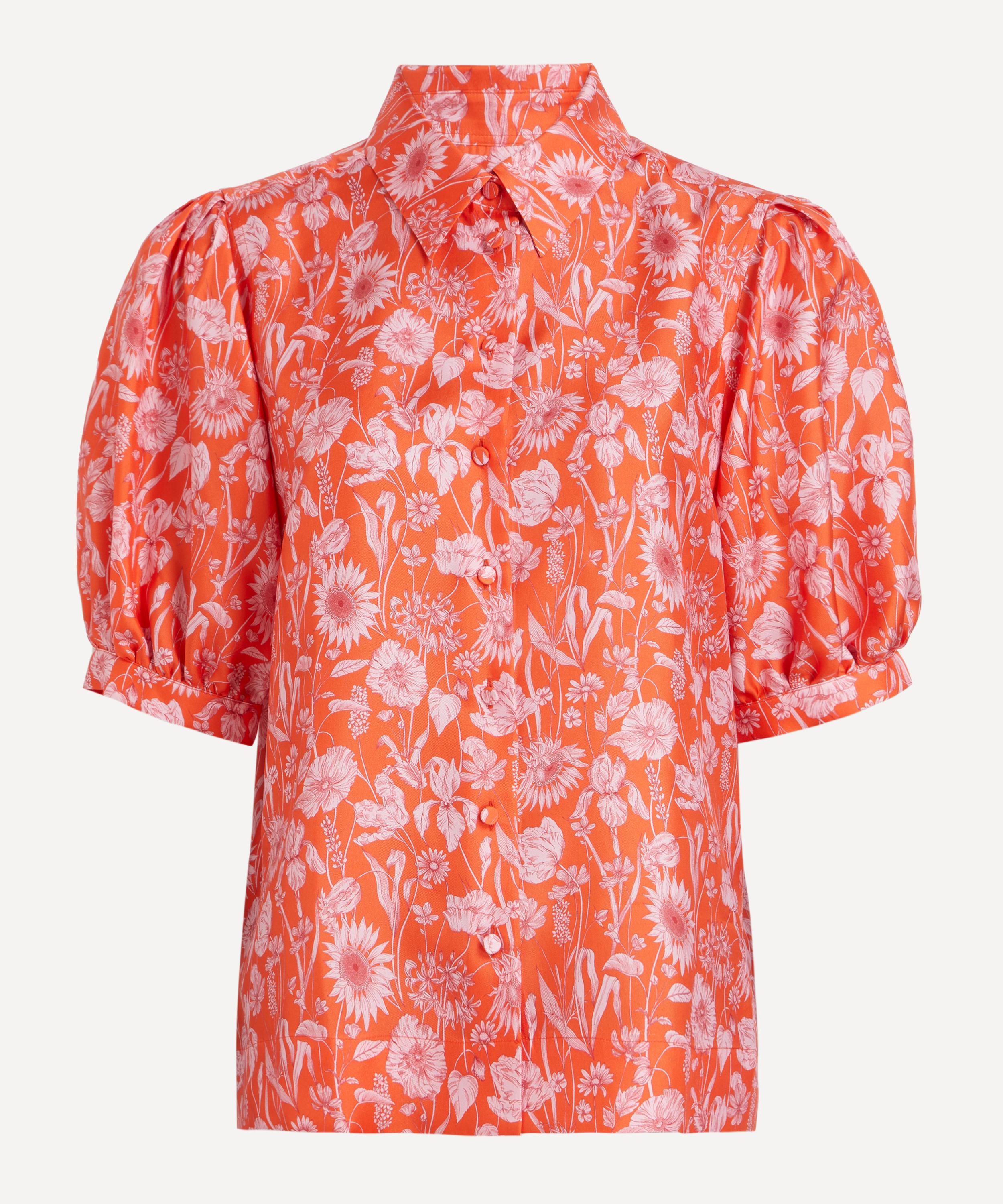 Liberty Women's Mono Muse Puff-sleeve Shirt