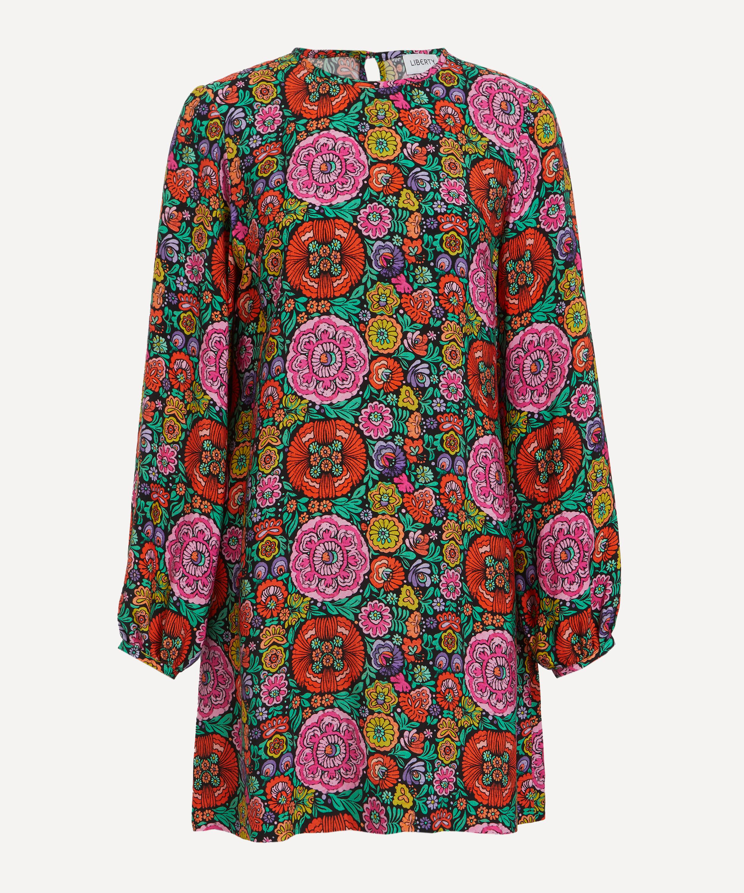 Liberty Women's Begonia Garden Soft Column Maxi Dress