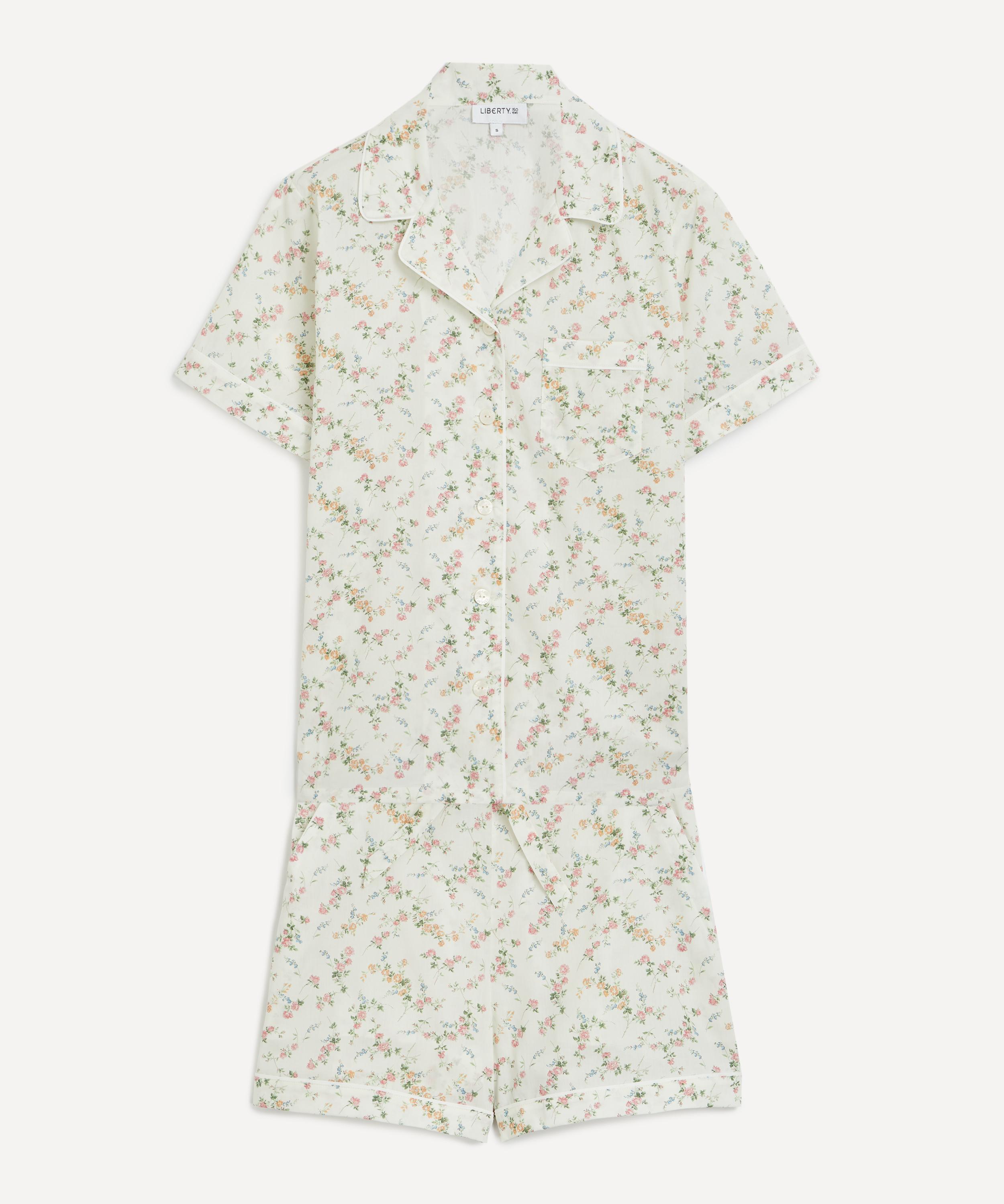 Liberty Women's Elizabeth Tana Lawn Cotton Short Pyjama Set