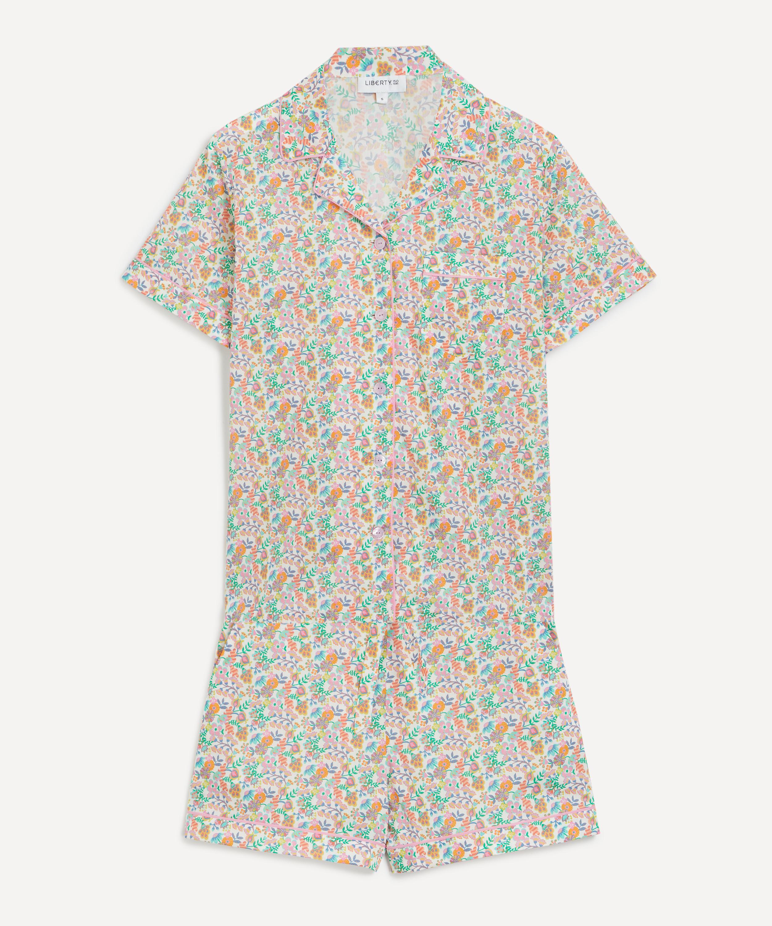 Liberty Women's Phoebe Ameliatana Lawn Cotton Short Pyjama Set