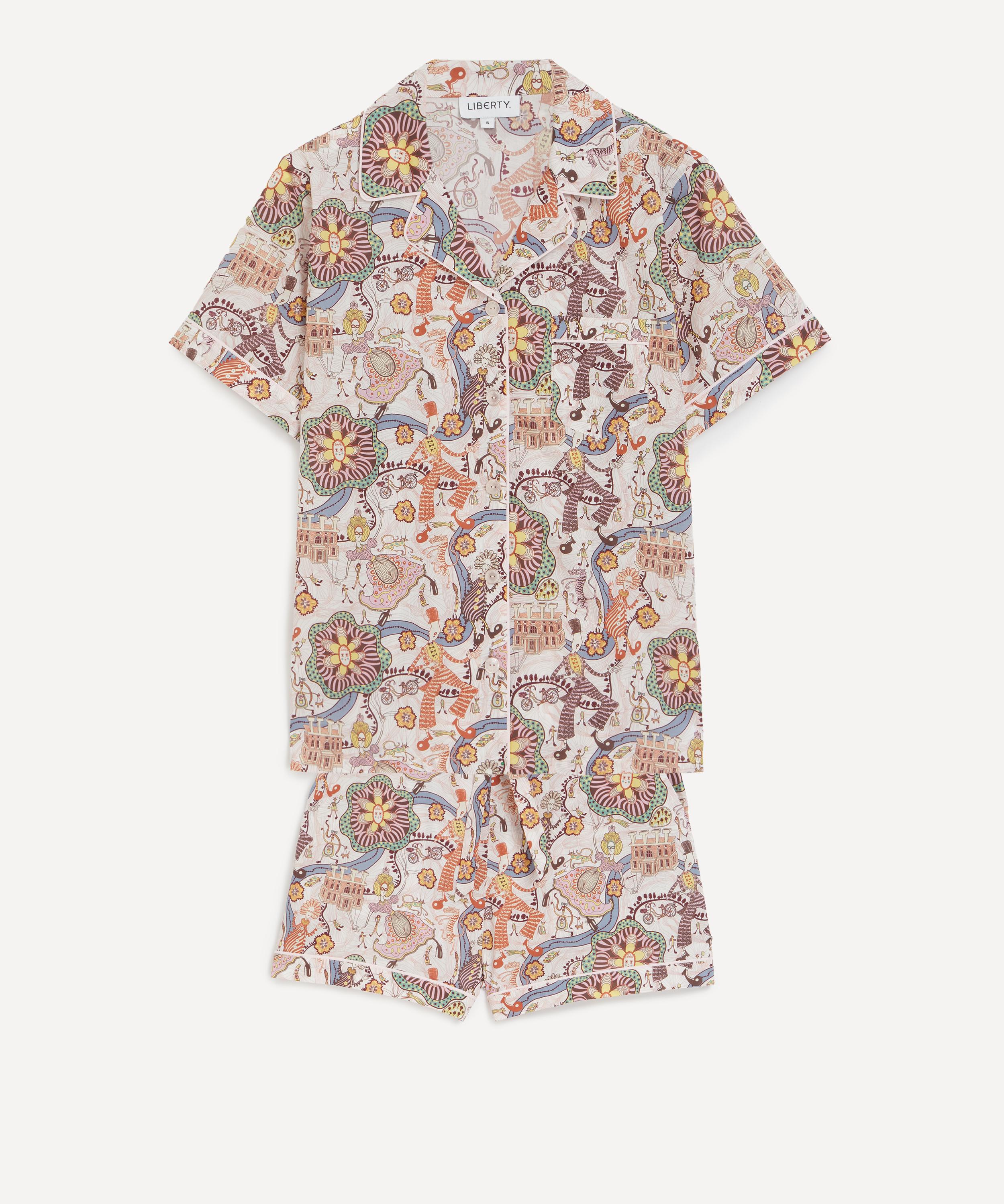 Liberty Women's Shirley Smith Tana Lawn Cotton Short Pyjama Set In Shirley Smith