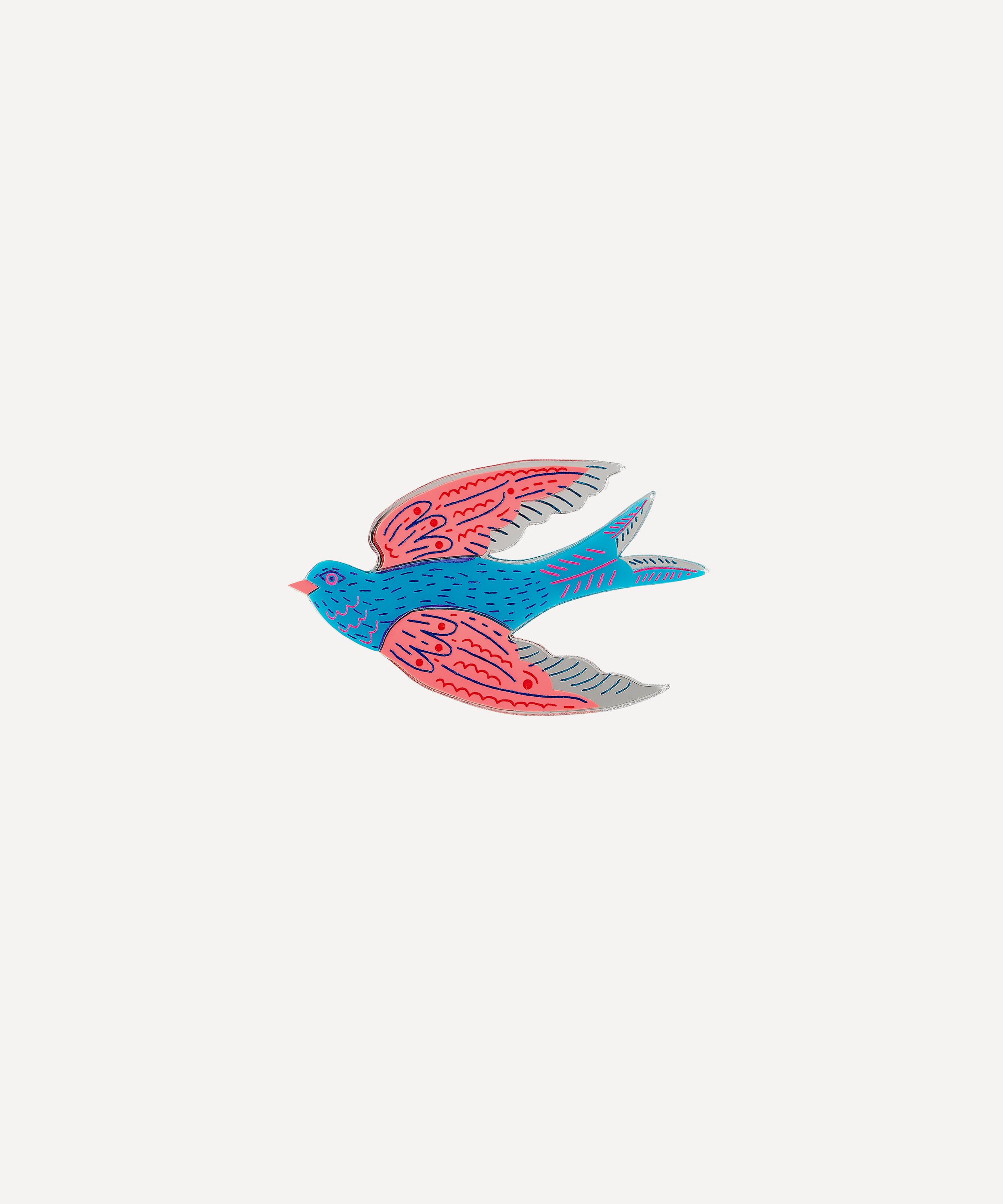 Tatty Devine Blue Bird Brooch