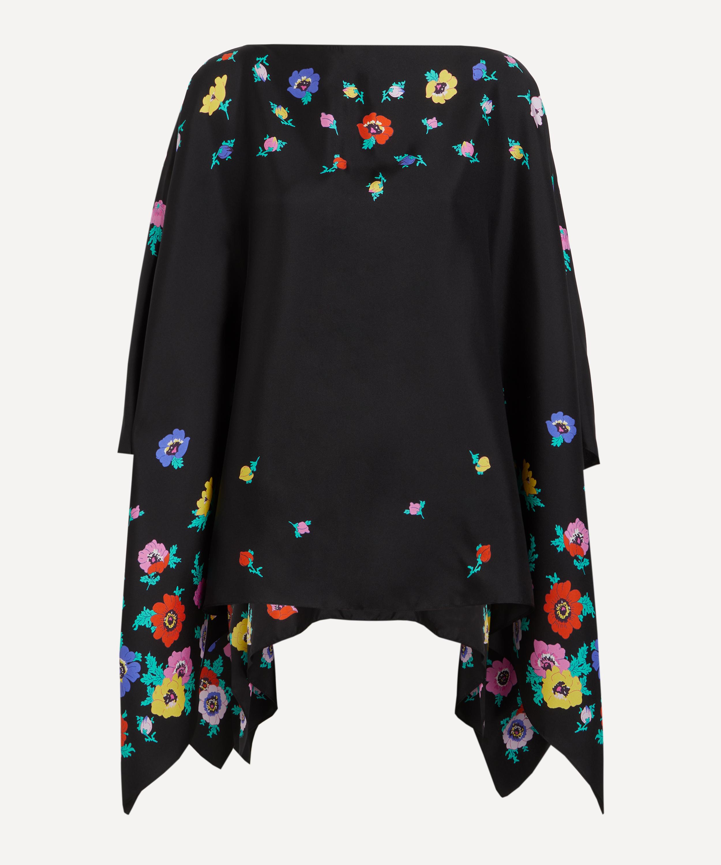 Liberty Women's Madeleine 130x130 Silk Cape In Multi