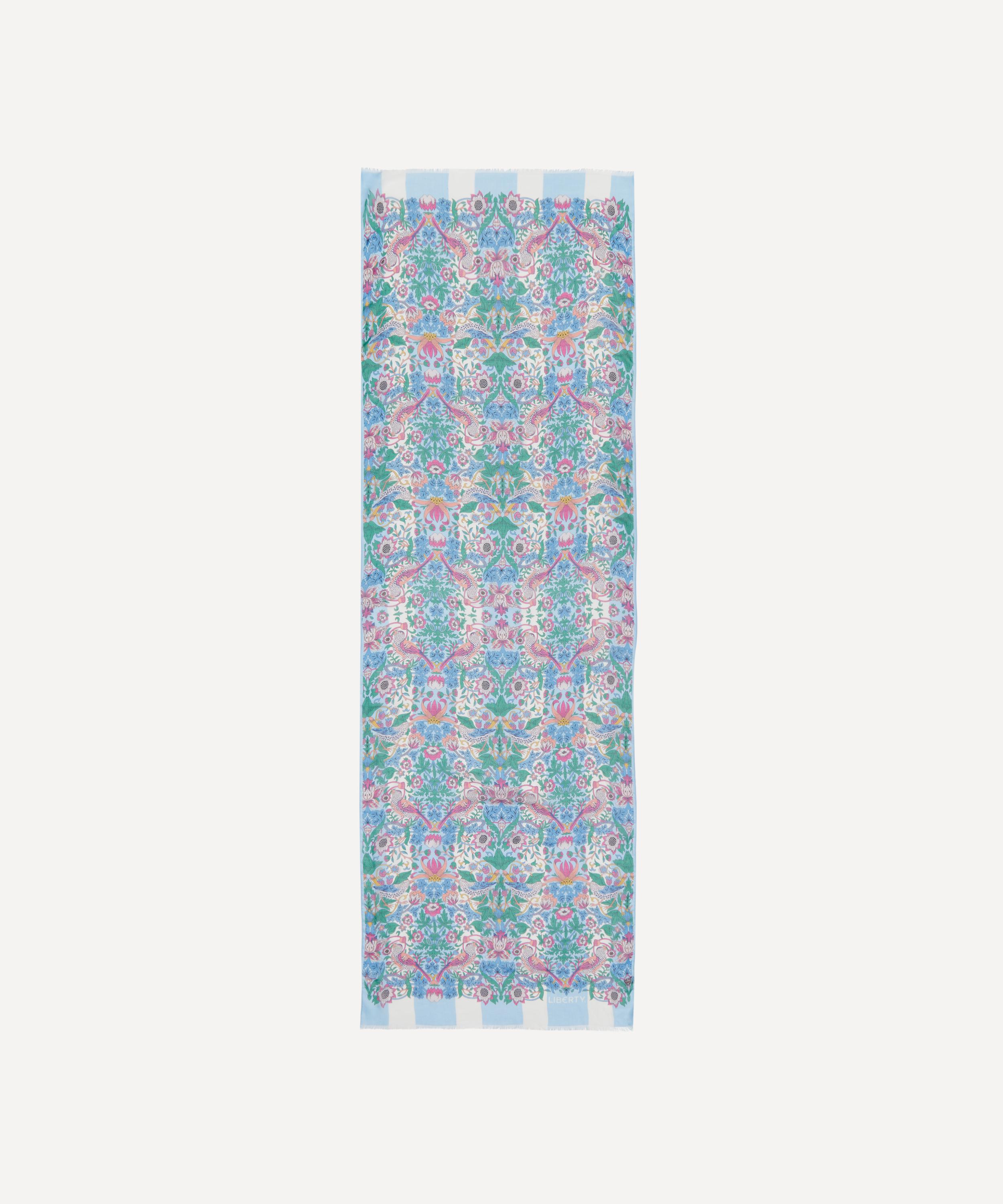 Liberty Women's Strawberry Thief 70x200 Modal-cashmere Scarf