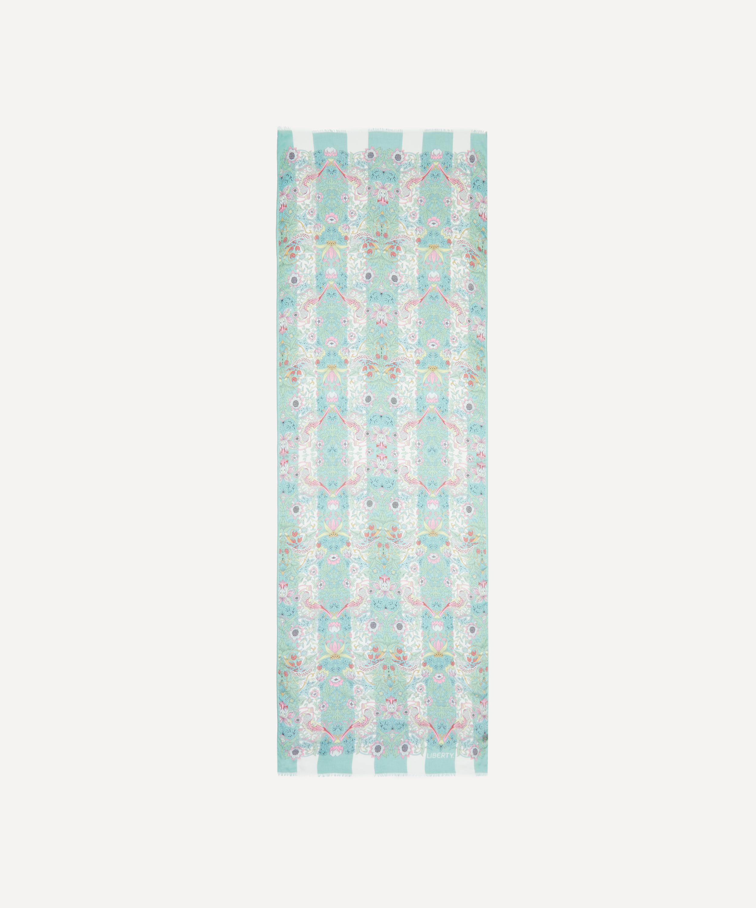 Liberty Women's Strawberry Thief 70x200 Modal-cashmere Scarf