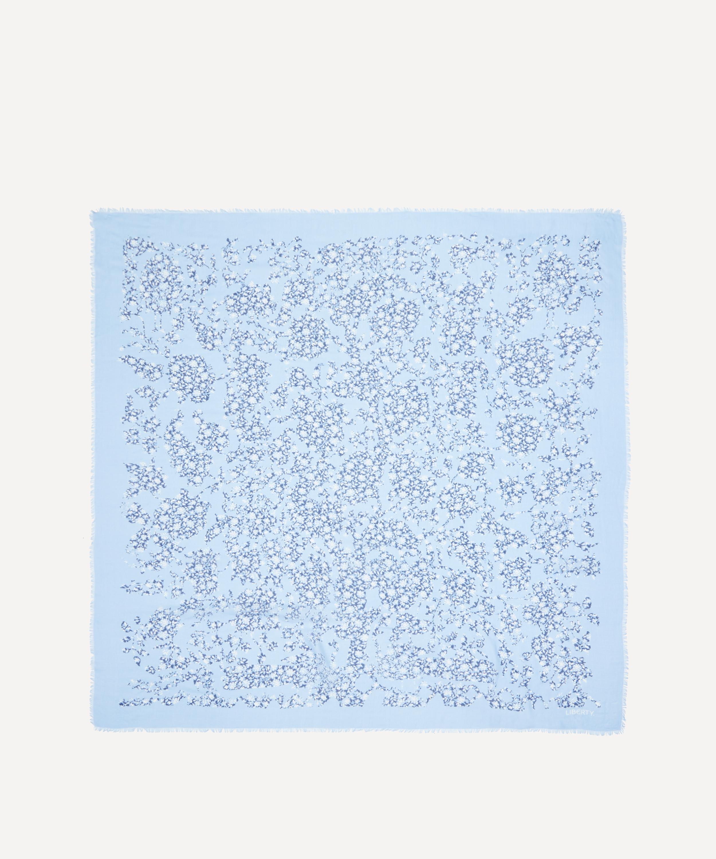 Liberty Women's Tree Of Life Meadow 140x140 Wool-silk Scarf