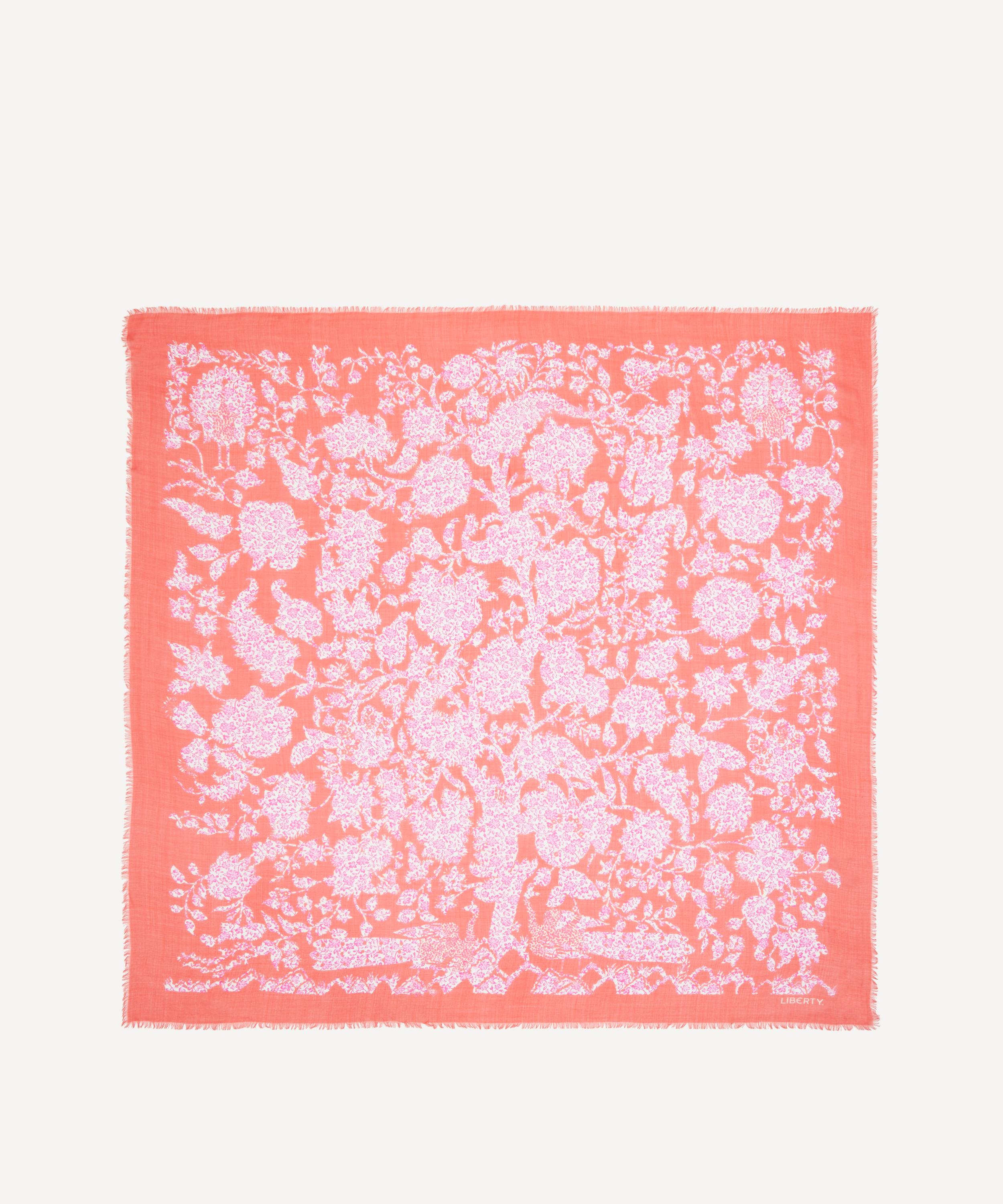 Liberty Women's Tree Of Life Meadow 140x140 Wool-silk Scarf