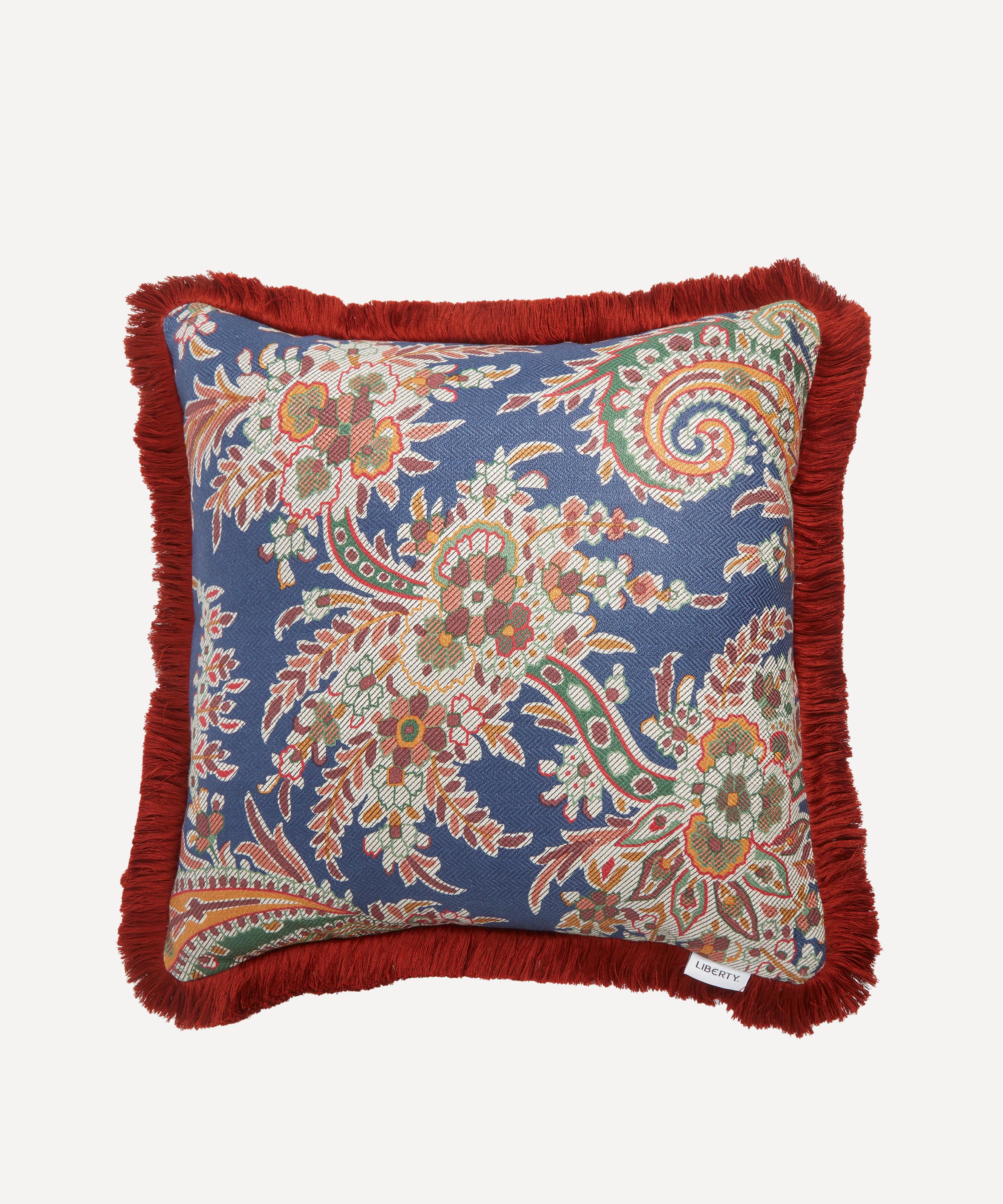 Shop Liberty Palm Willow Linen Cushion