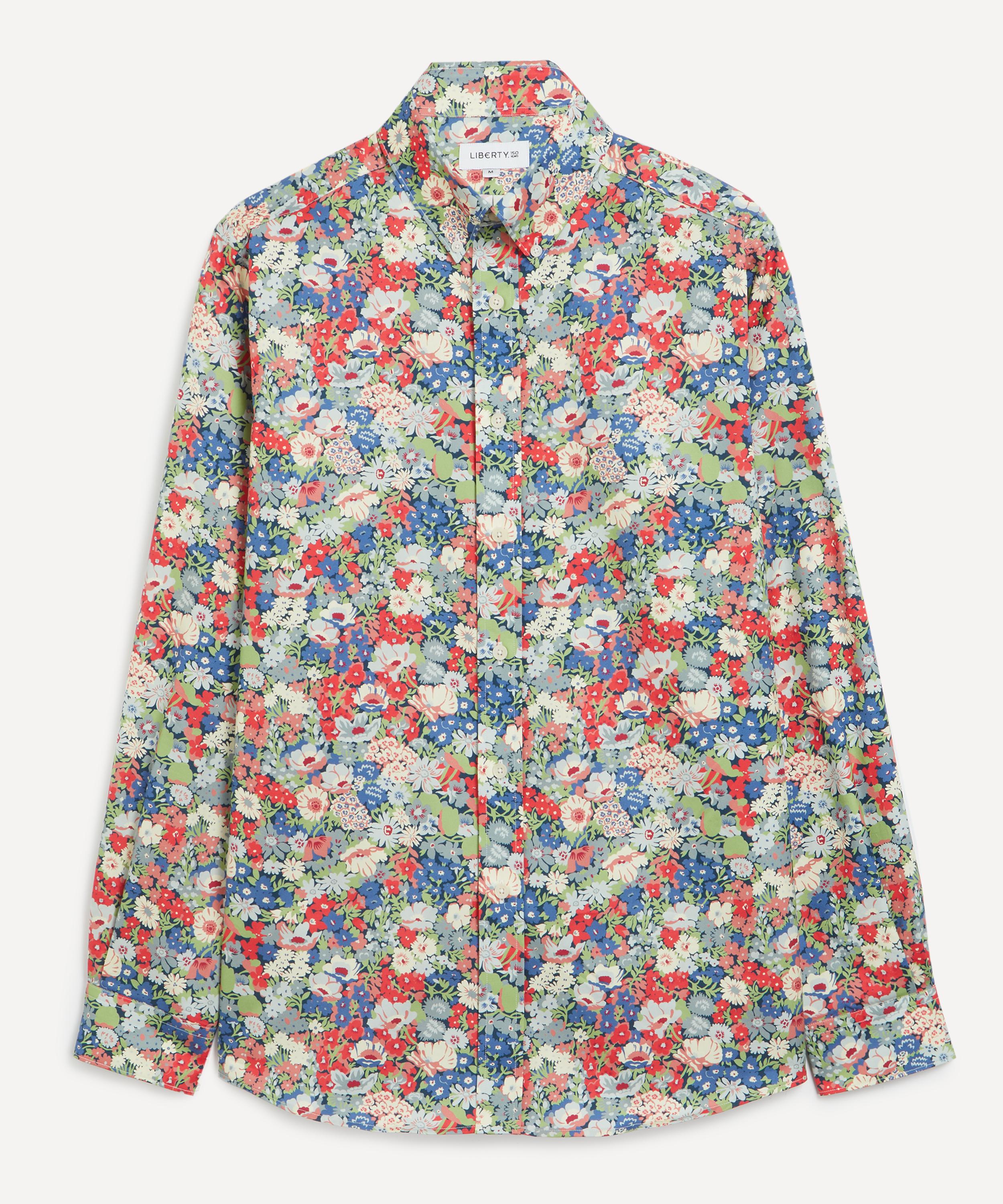 Liberty Mens Button-down Regular Fit Cotton Shirt In Thorpe Fields In Multi