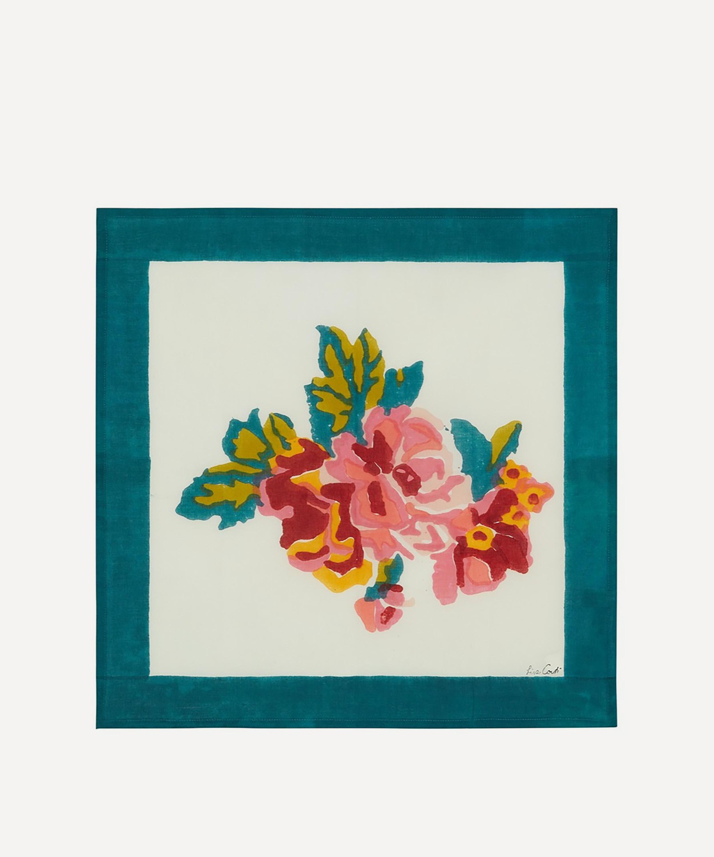Lisa Corti Lisa Bouquet Cotton Napkin
