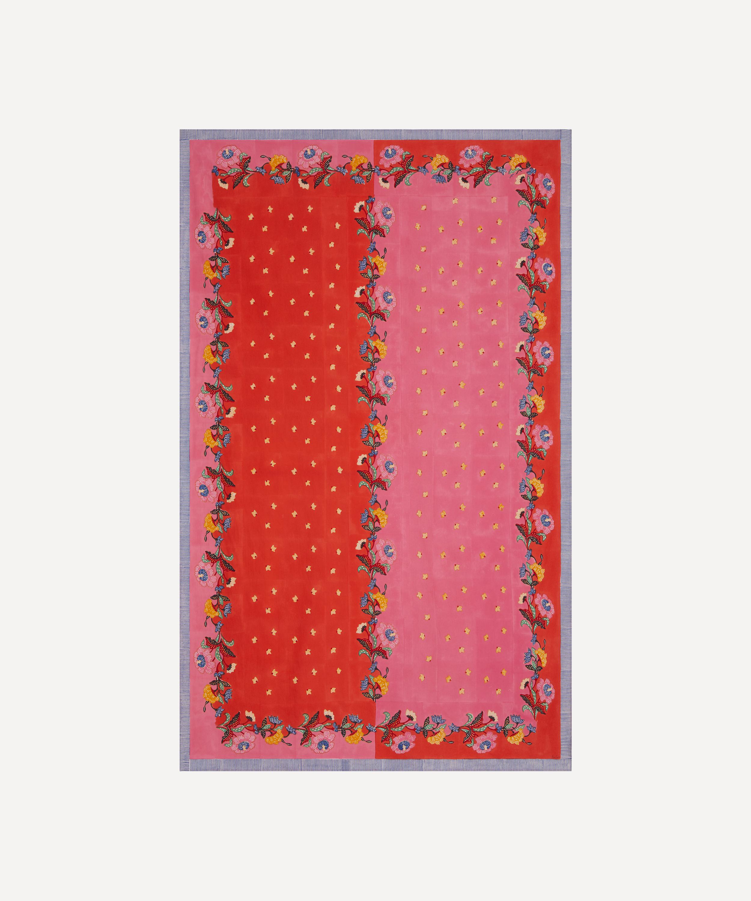 Lisa Corti Indonesian Red Rose 180x270cm Tablecloth