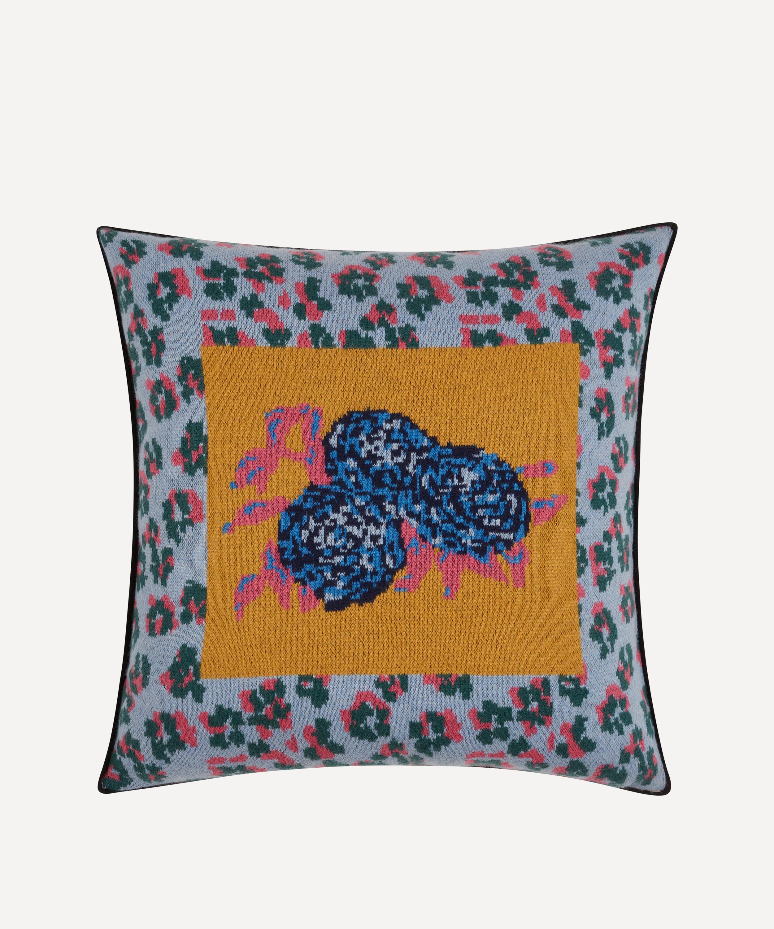 Lisa Corti Leopard Gold Cushion