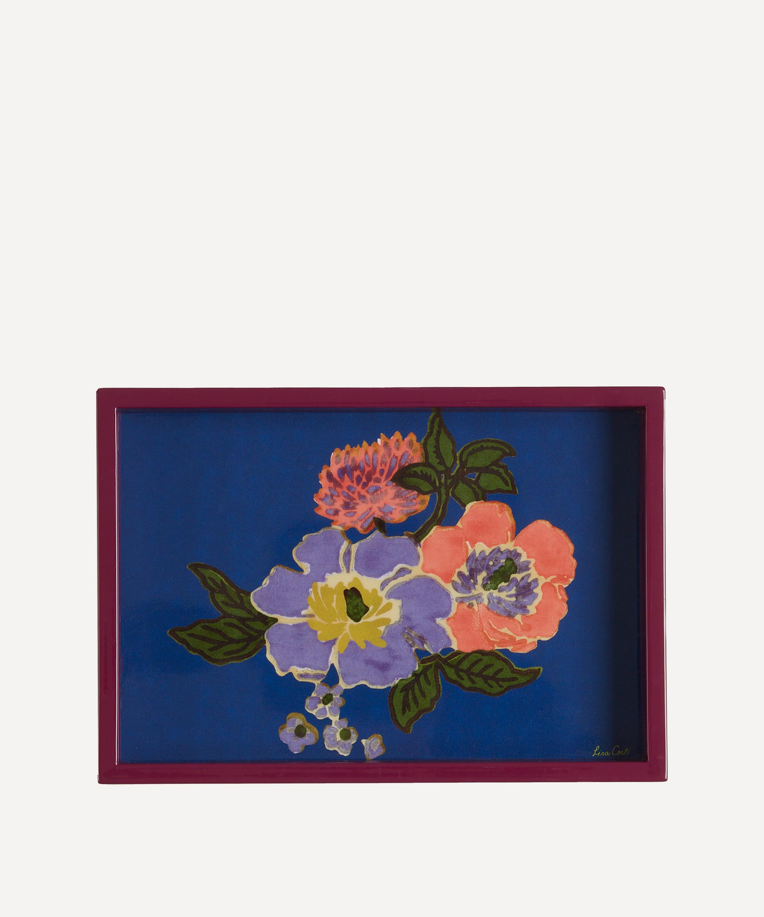 Lisa Corti Dandelion Mini Lacquered Tray