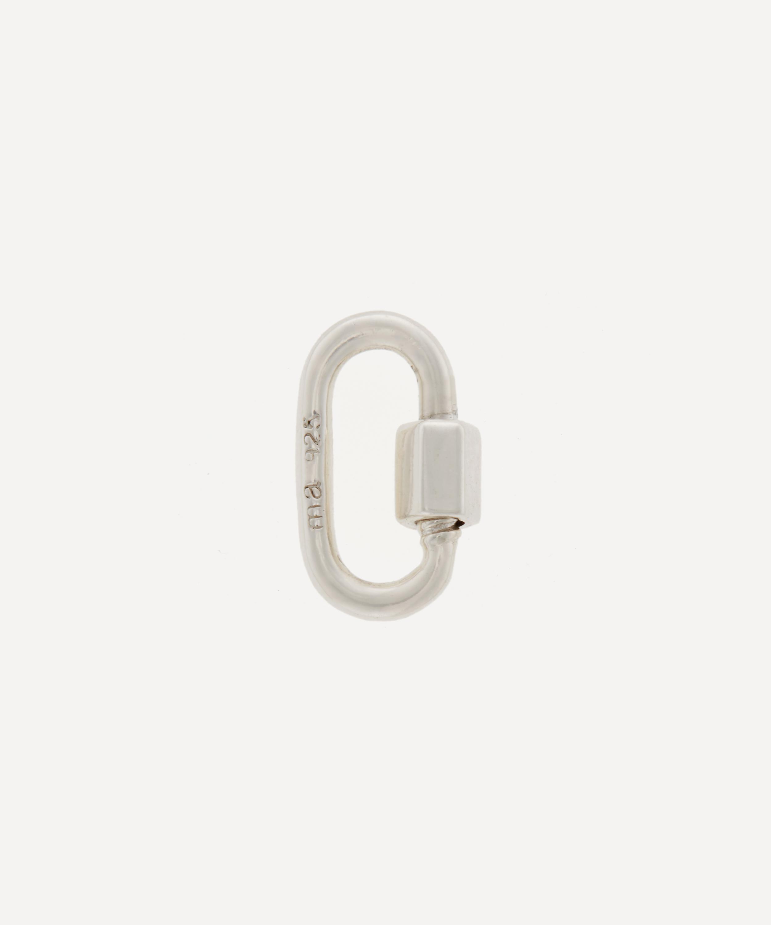 Marla Aaron Sterling Silver Babylock Carabiner Clasp