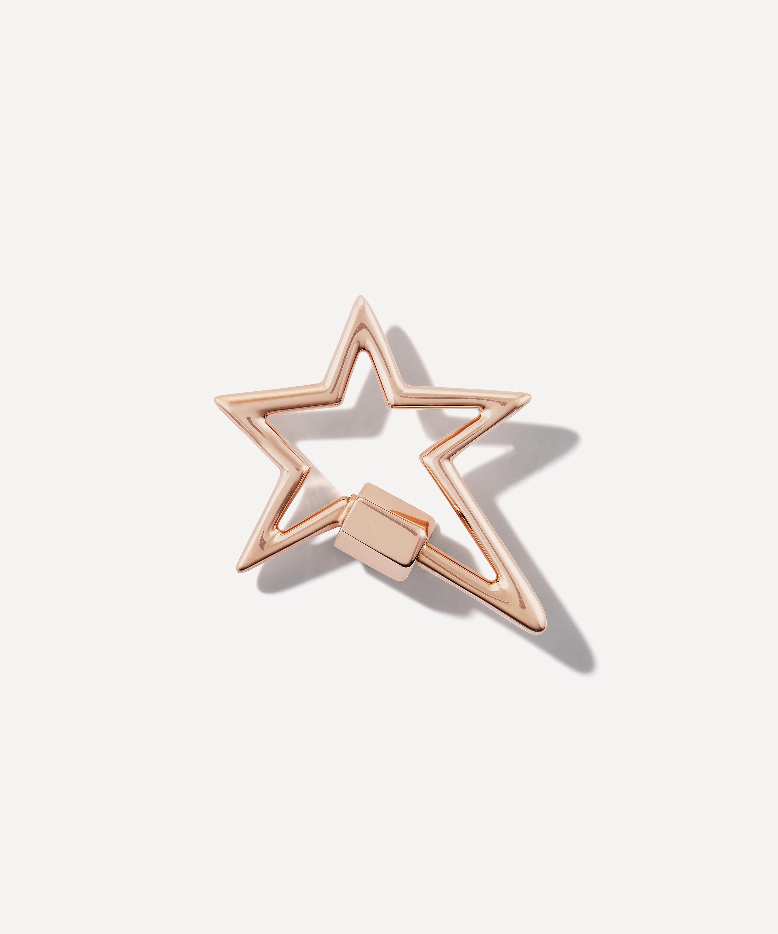 Marla Aaron 14ct Rose Gold Starlock Carabiner Clasp