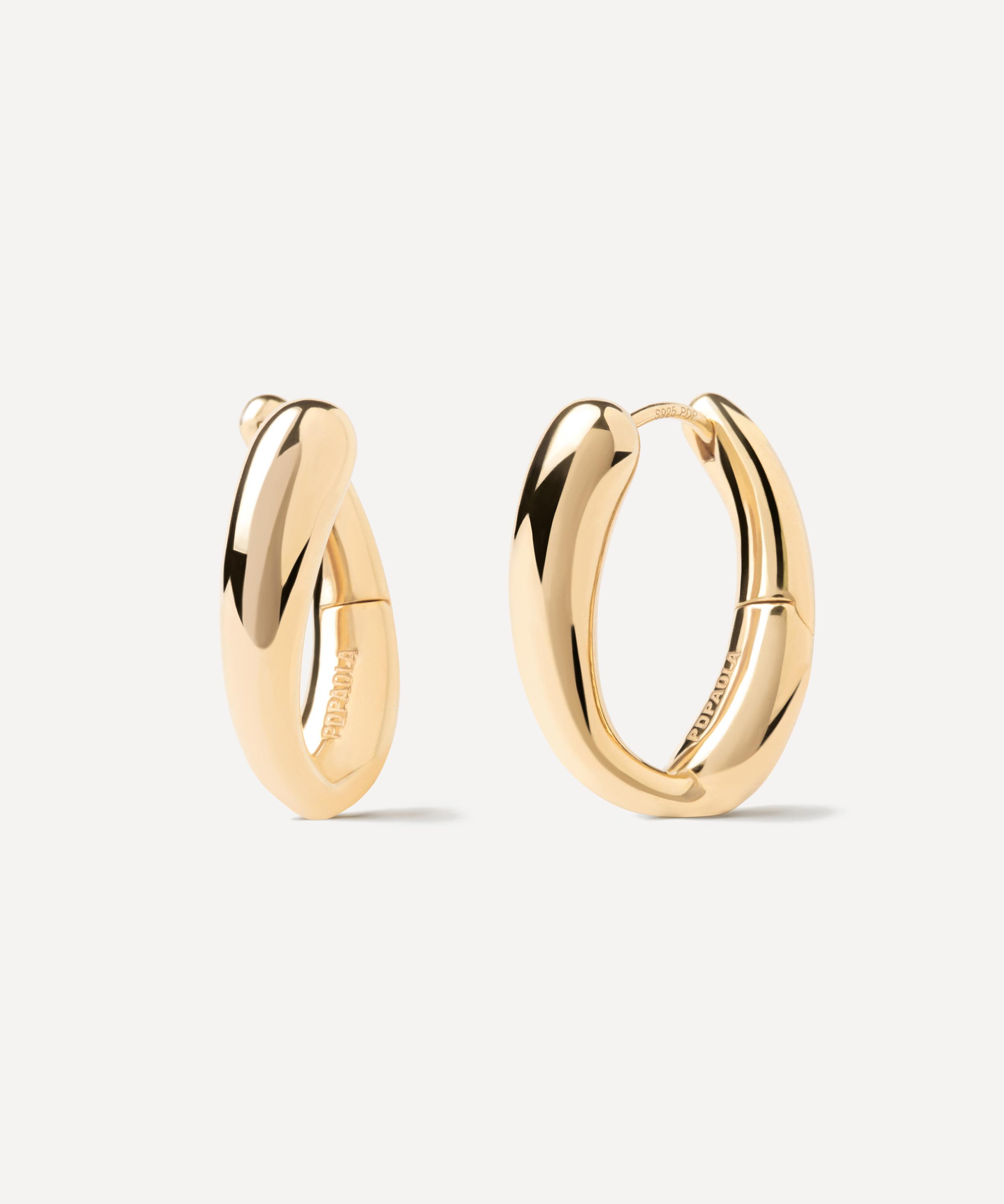 Pdpaola 18ct Gold-plated Helix Hoop Earrings