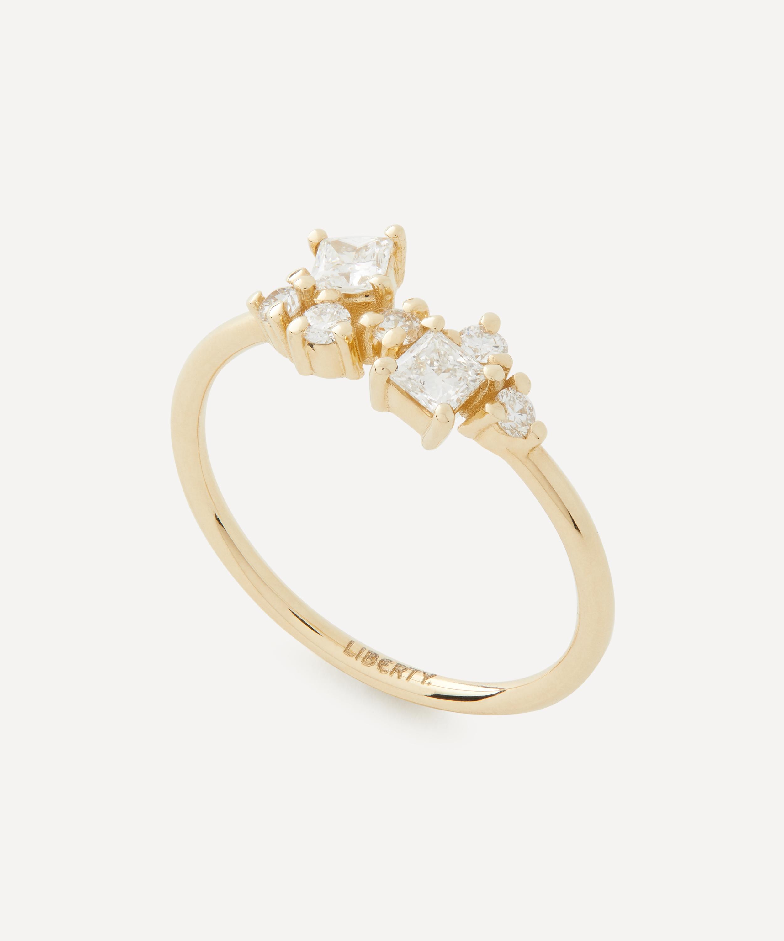 Liberty 9ct Gold Dafne Diamond Ring