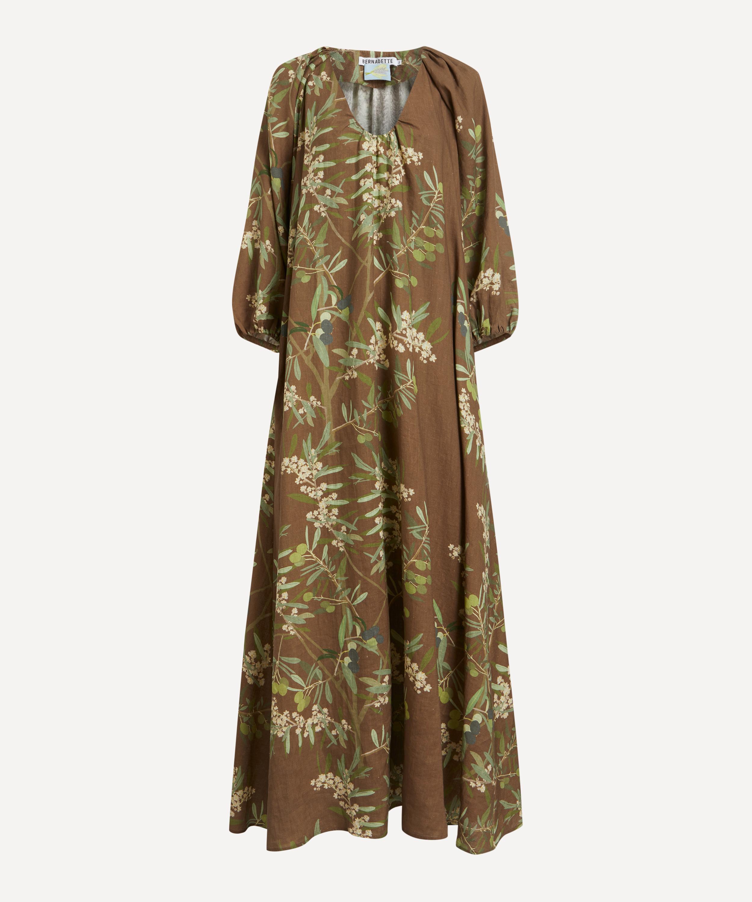Bernadette Women's Olive Tree Georgio Maxi Dress In Multi
