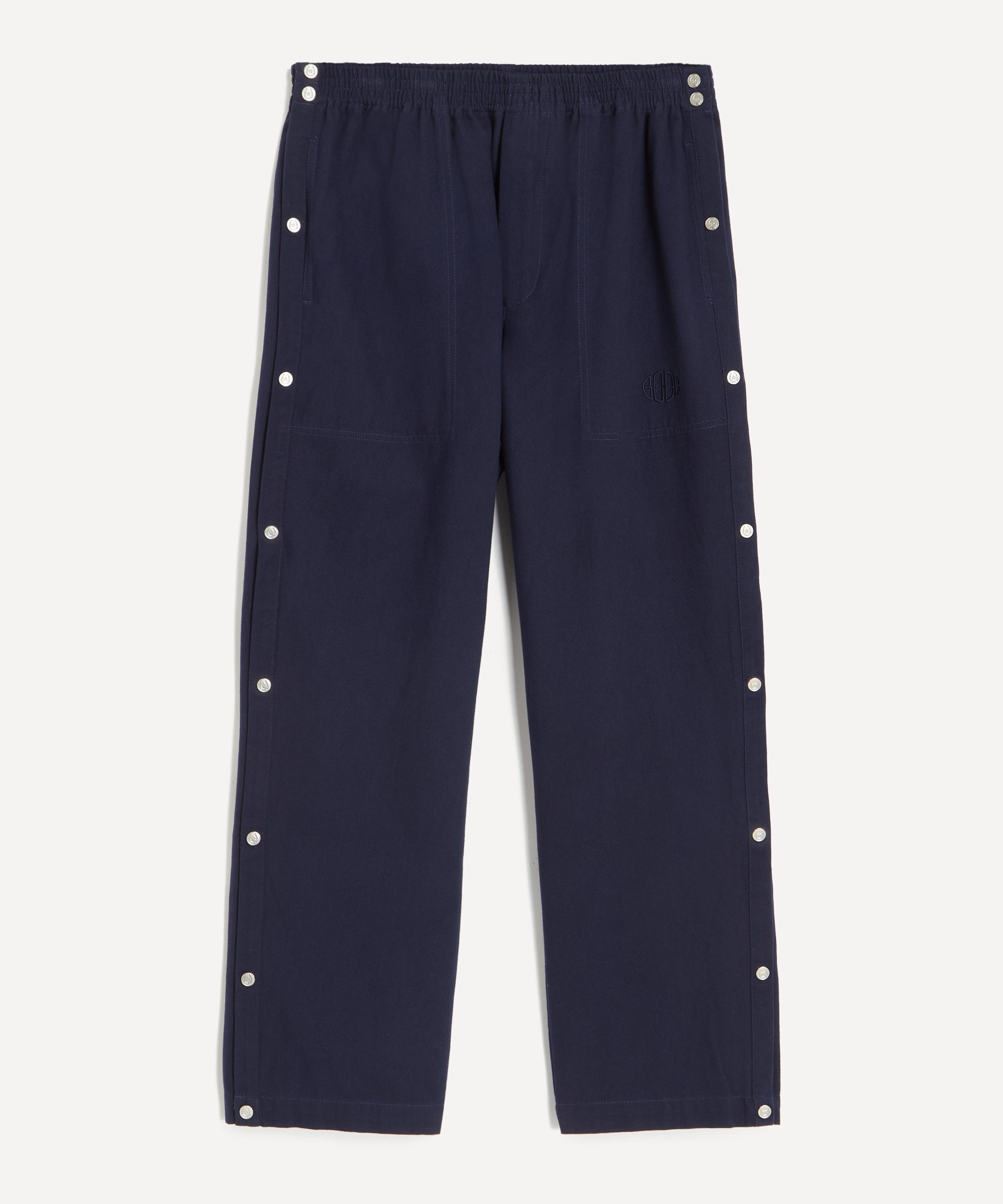 Bode Tear-away Press-stud Track Pants In Blue