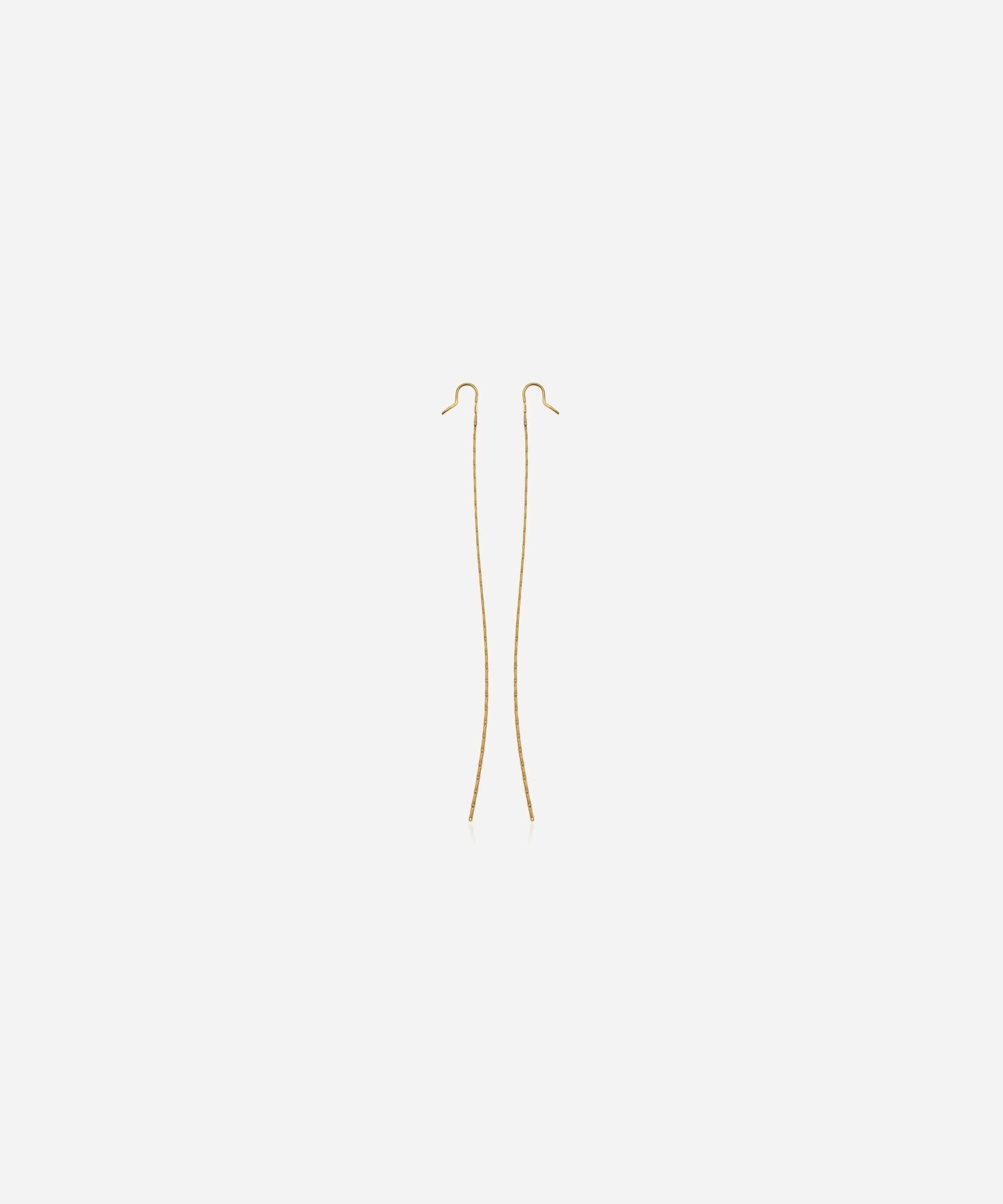 Shop Atelier Vm 18ct Gold Cashmere Chain Drop Earring