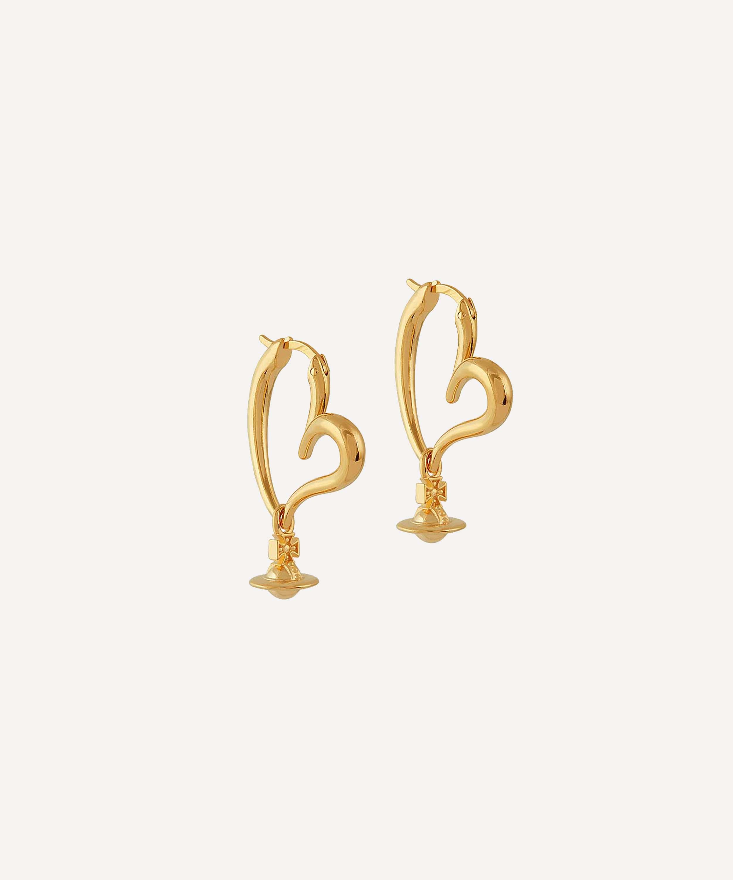 Vivienne Westwood Gold-tone Emily Hoop Earrings In Gold