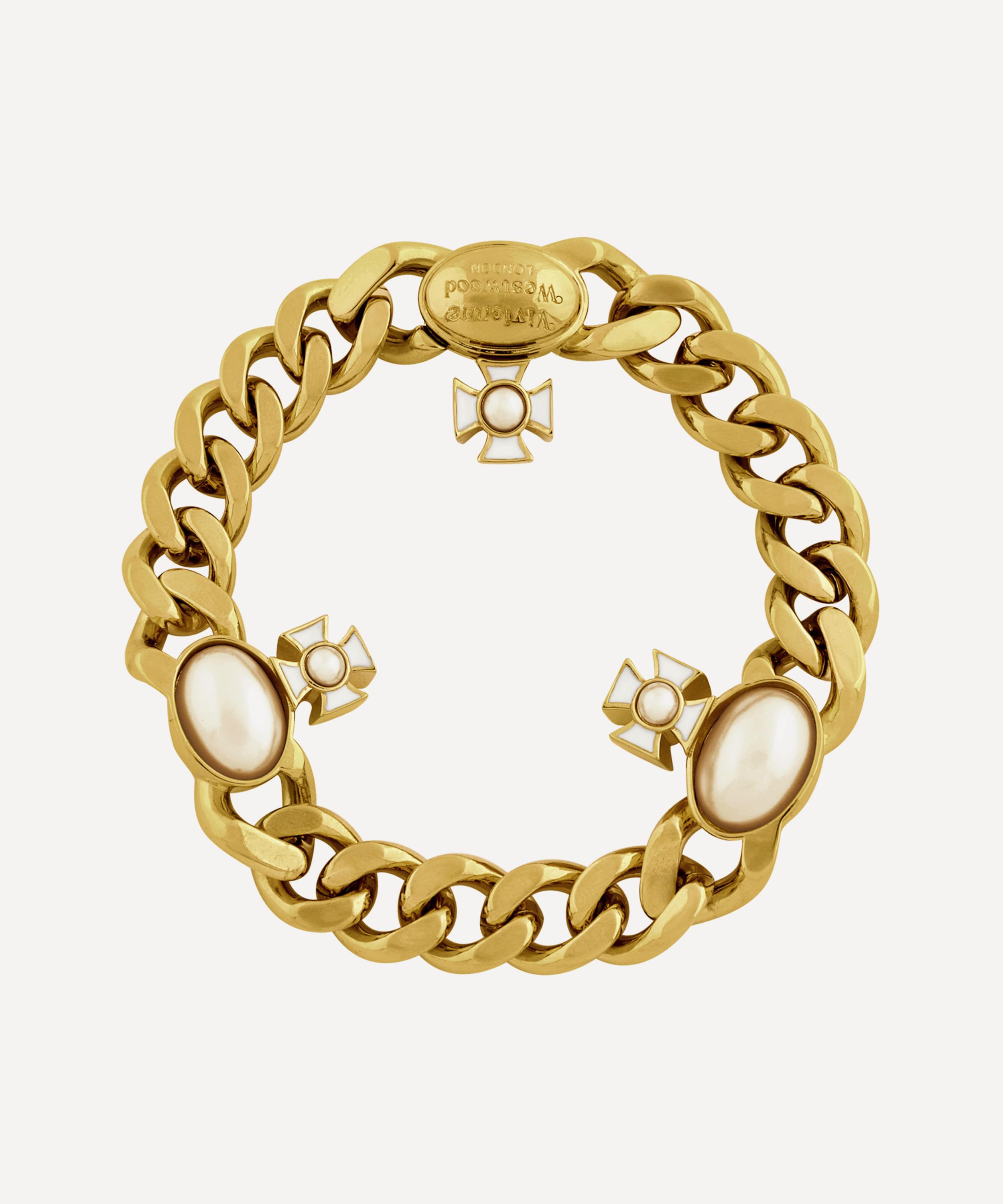 Vivienne Westwood Gold-tone Gaby Chain Bracelet In Gold