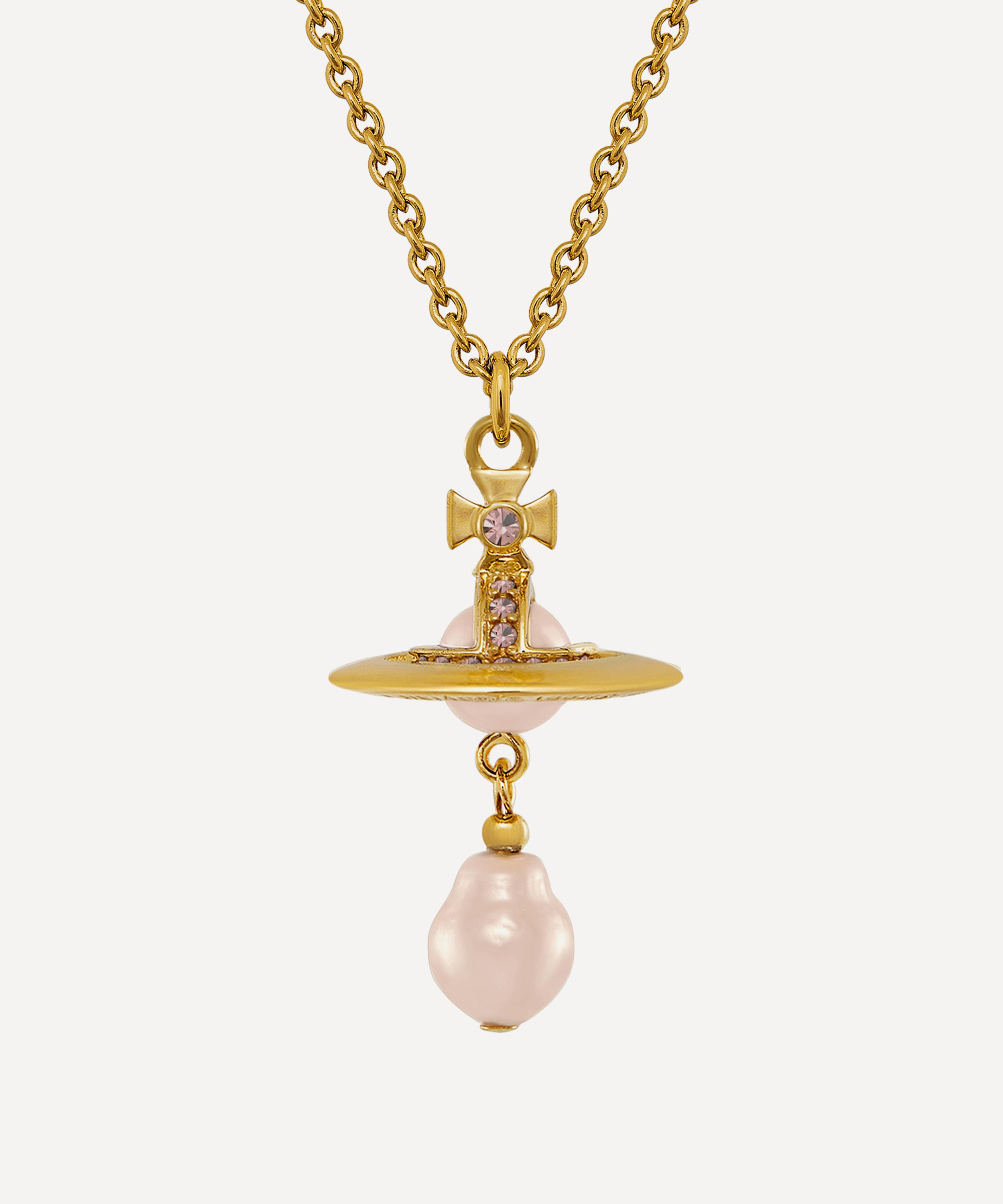 Vivienne Westwood Gold-tone Aleksa Pendant Necklace In Gold
