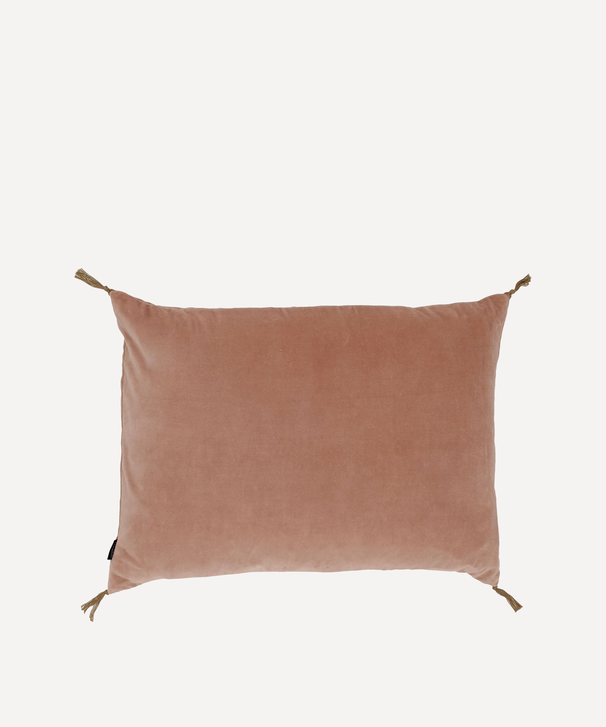 Caravane Washed Velvet Cushion
