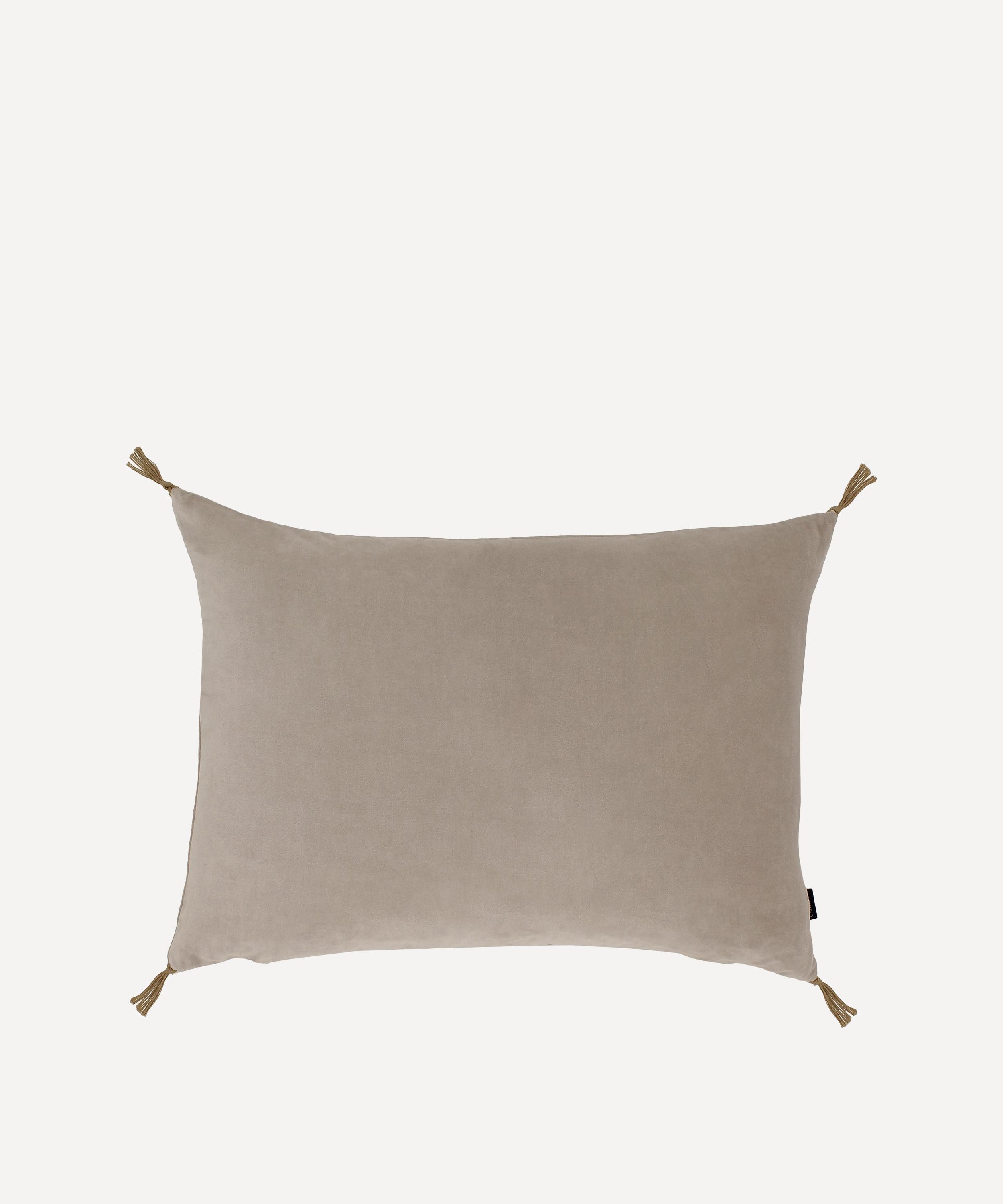 Shop Caravane Washed Velvet Cushion