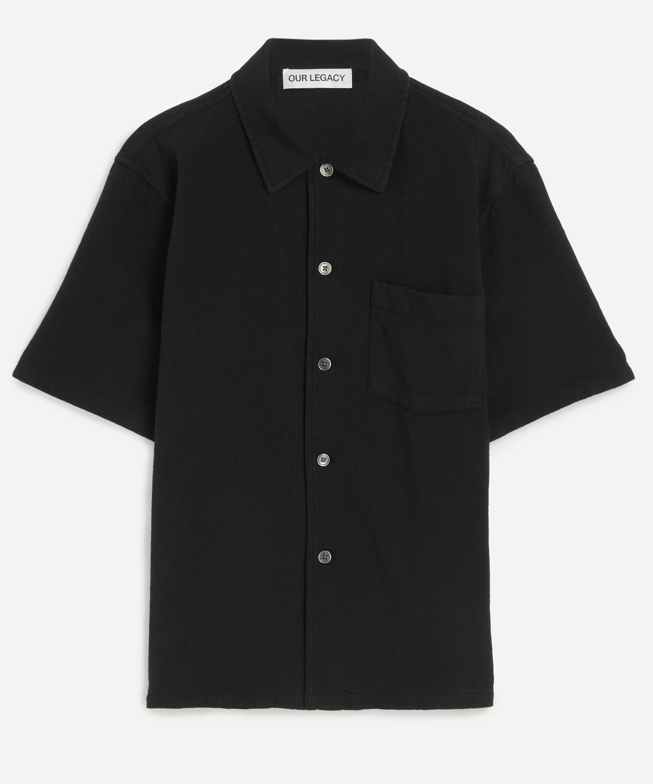 Our Legacy Black Boucle Box Shirt