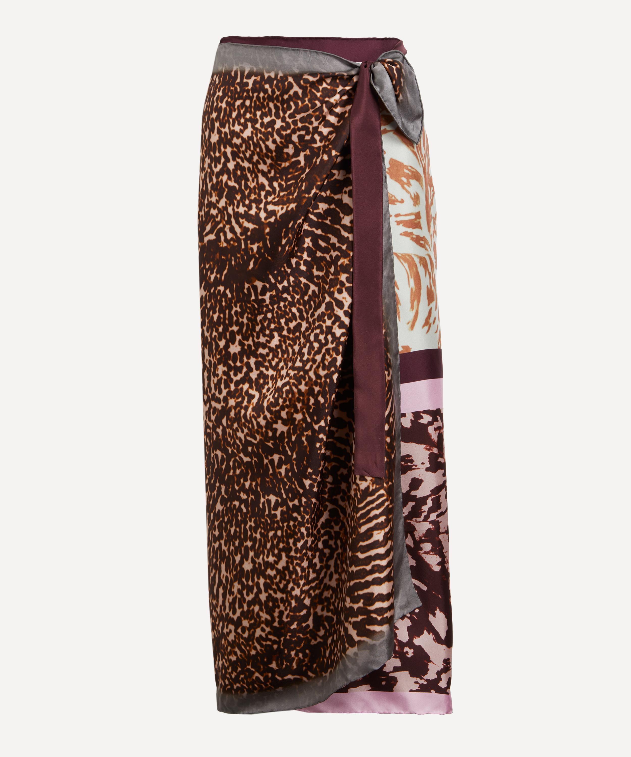 Dries Van Noten Women’s Long Wrap Scarf Skirt | Collage