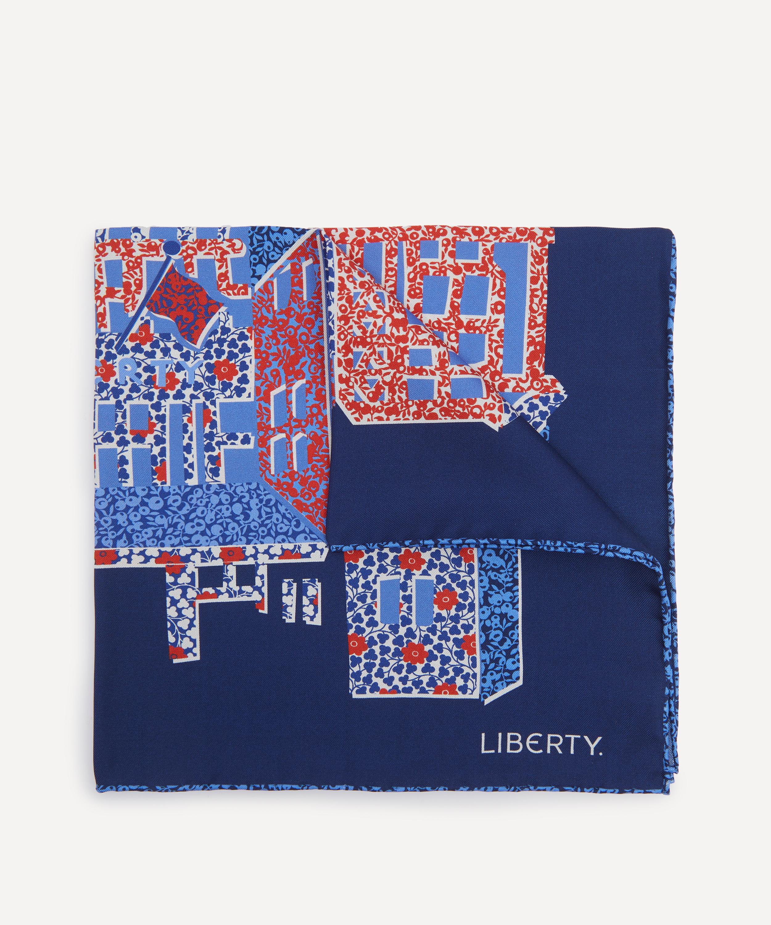Liberty Mens Tudor Silk Pocket Square