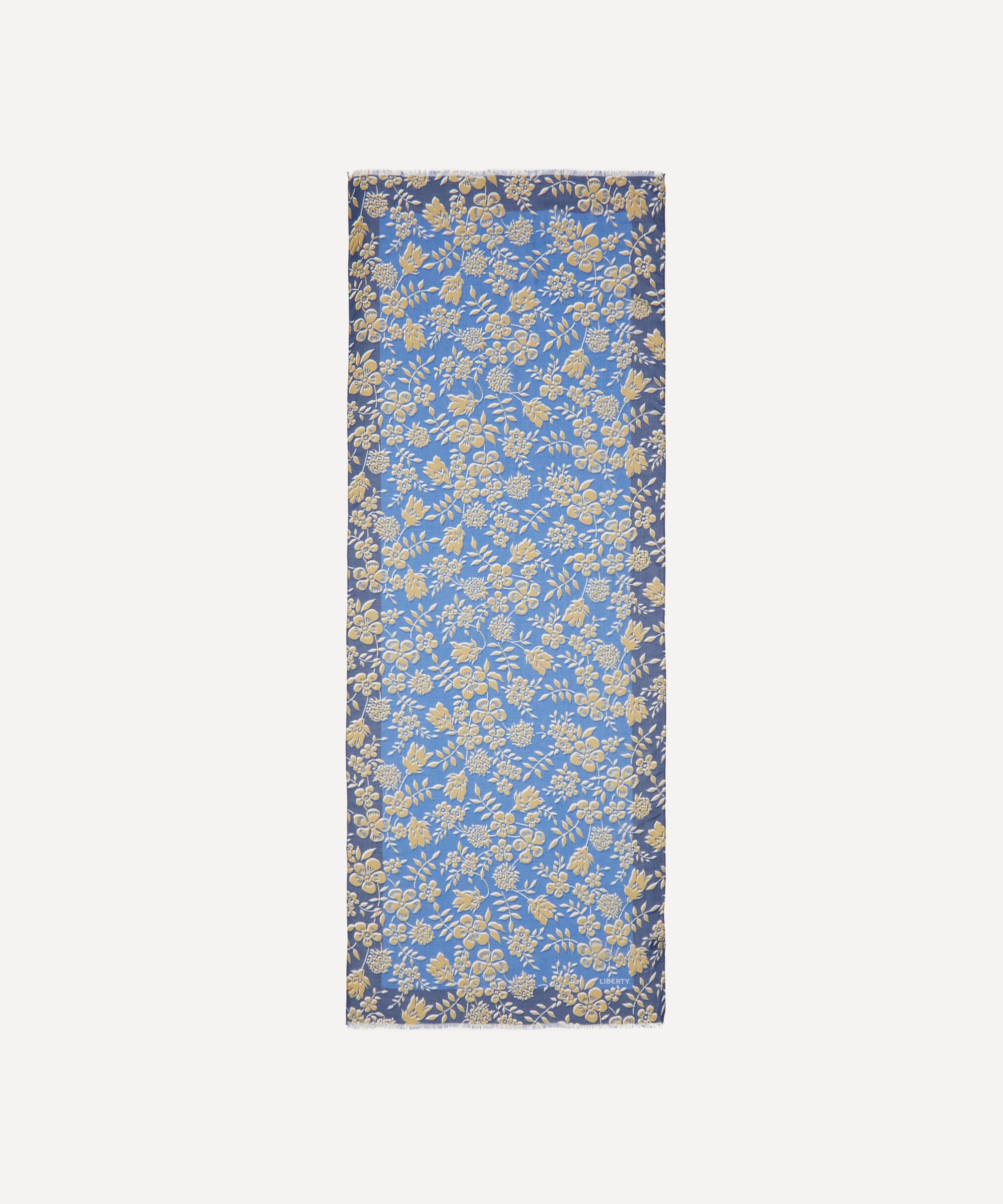 Liberty Mens Master Plan 60x160 Modal-cashmere Scarf