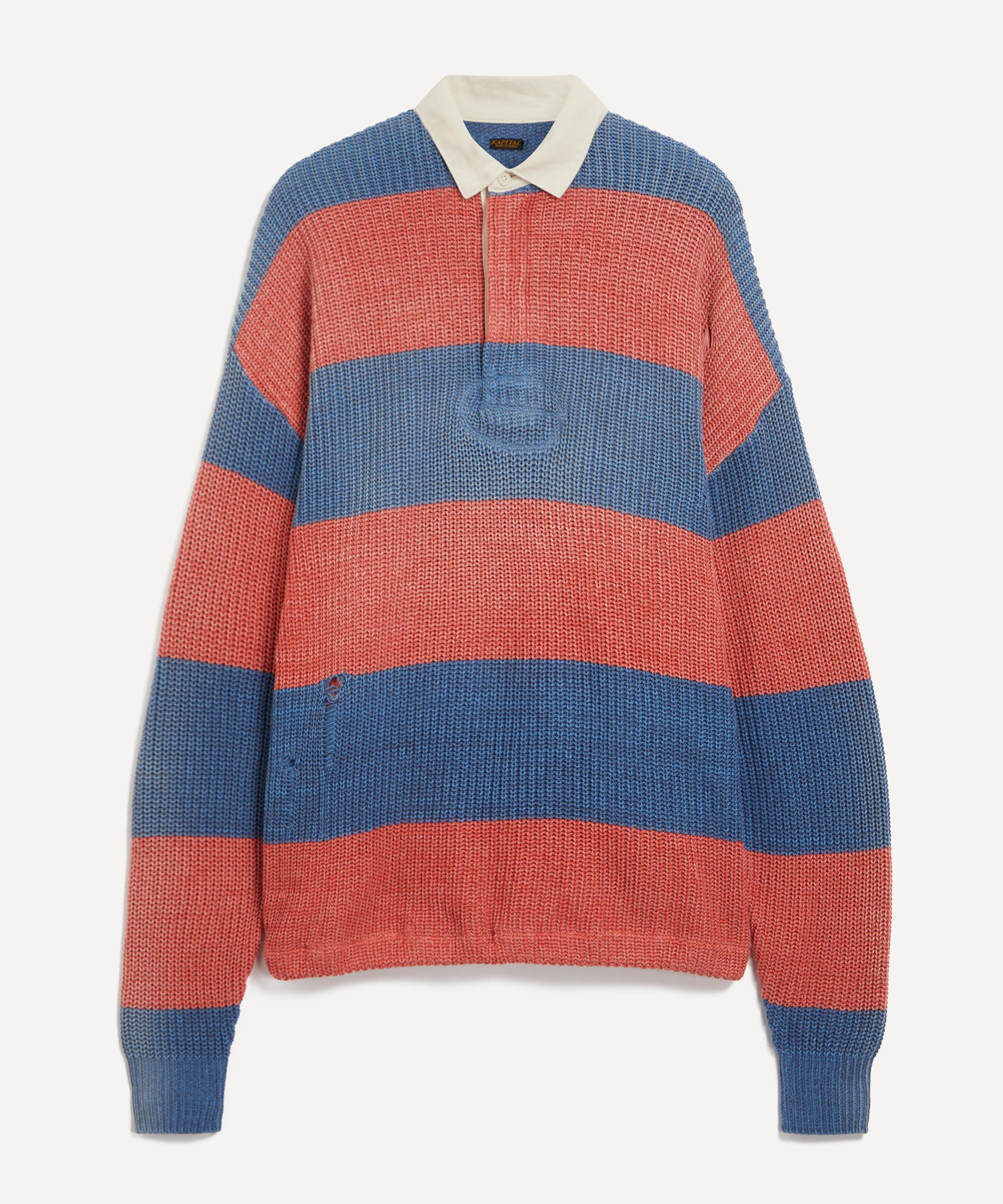 Kapital Mens 5g Cotton Knit Rugger Shirt