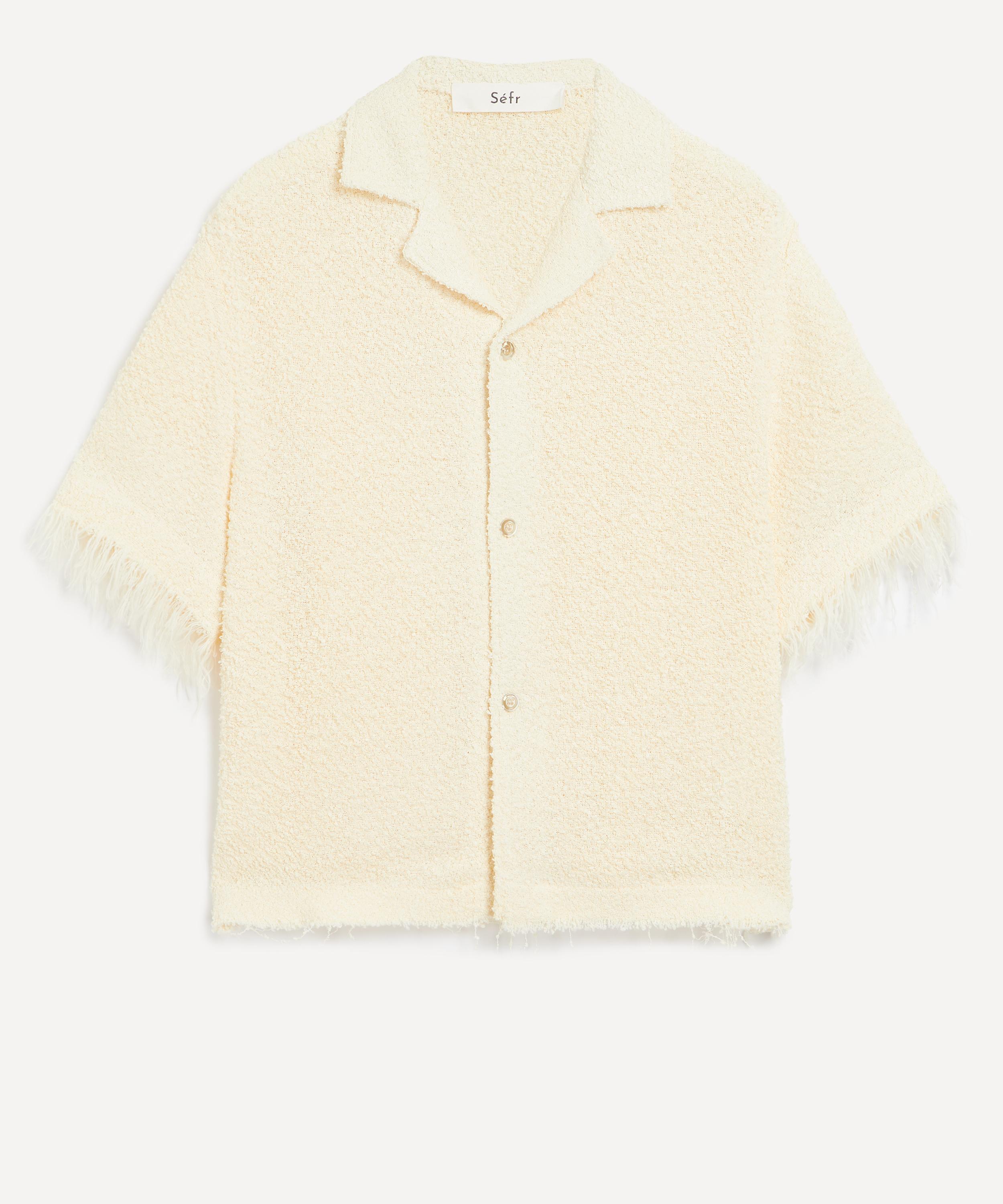 Séfr Sefr Mens Fausto Shirt In Neutral