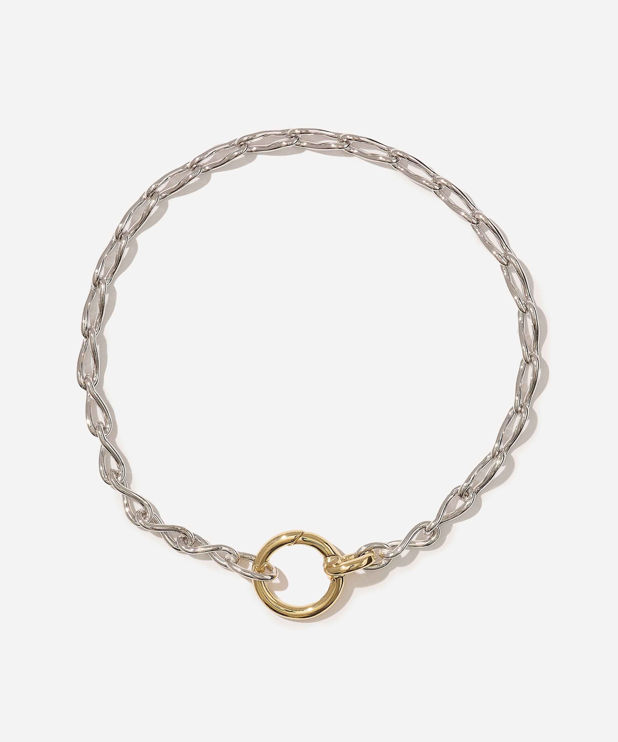 Otiumberg Mixed Metal Eternal Link Up Chain Bracelet