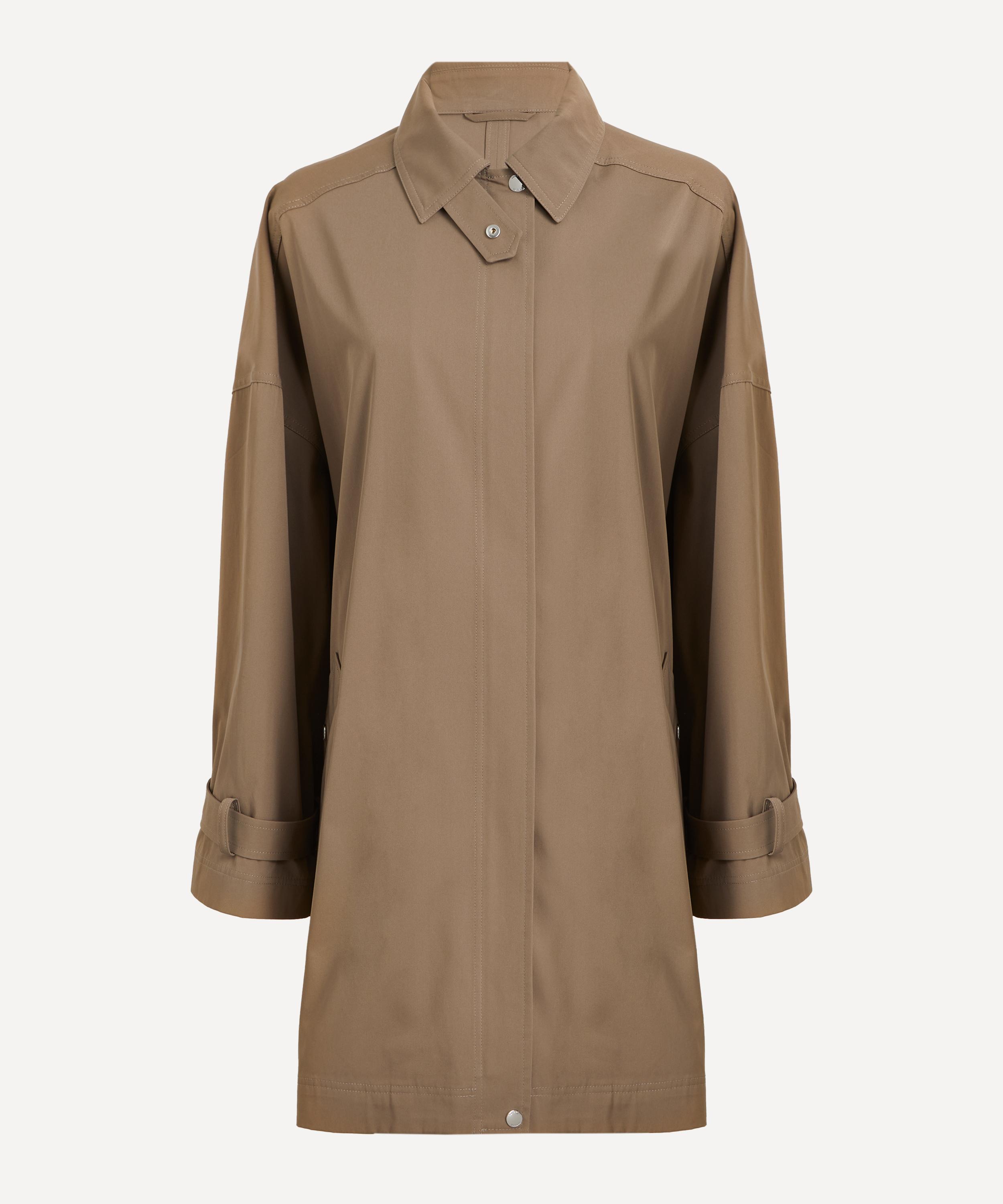 Totême Toteme Women Hazel Organic Cotton Oversized Trench Jacket In Brown