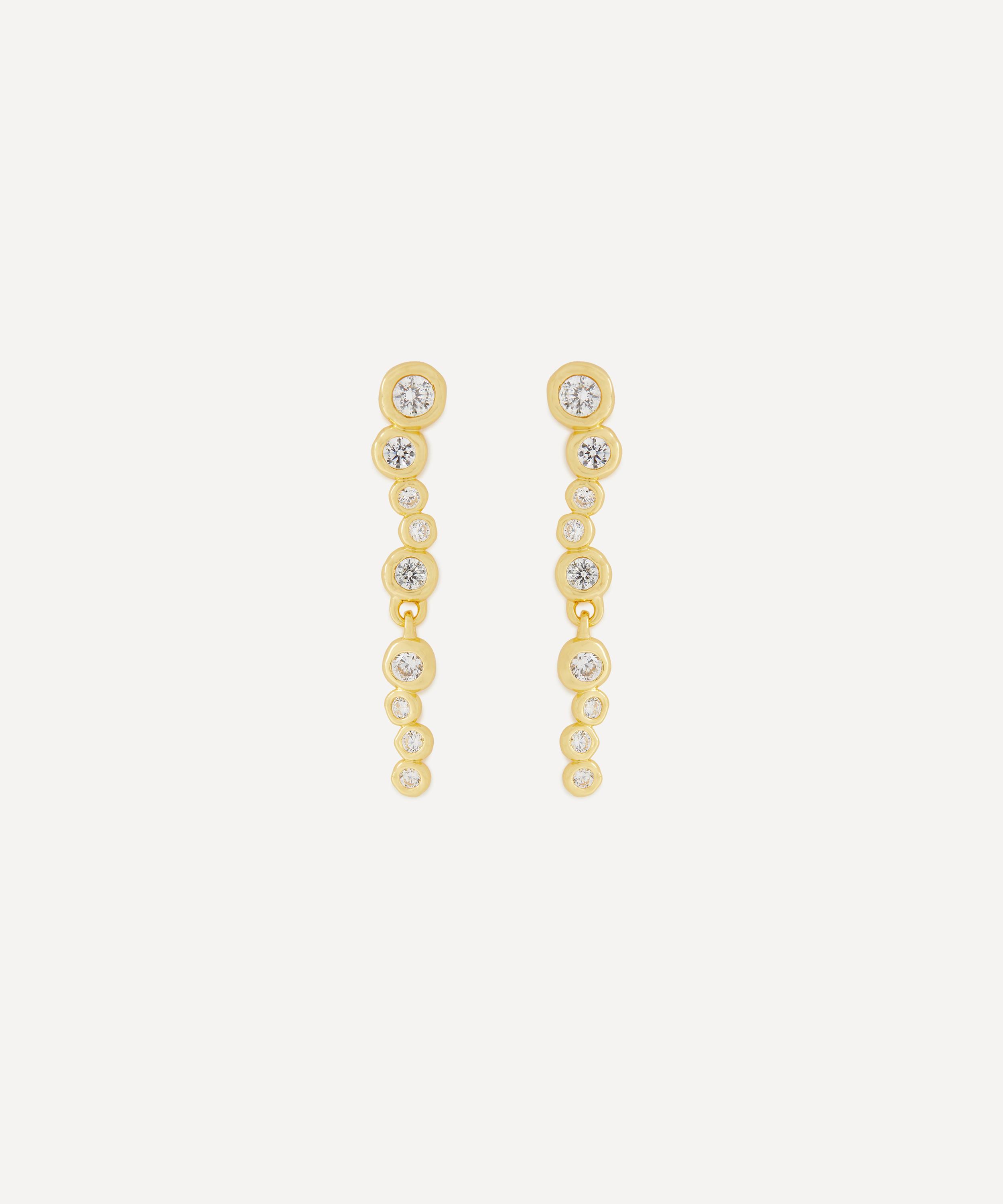 Alexis Bittar 14ct Gold-plated Asterales Cascading Drop Earrings