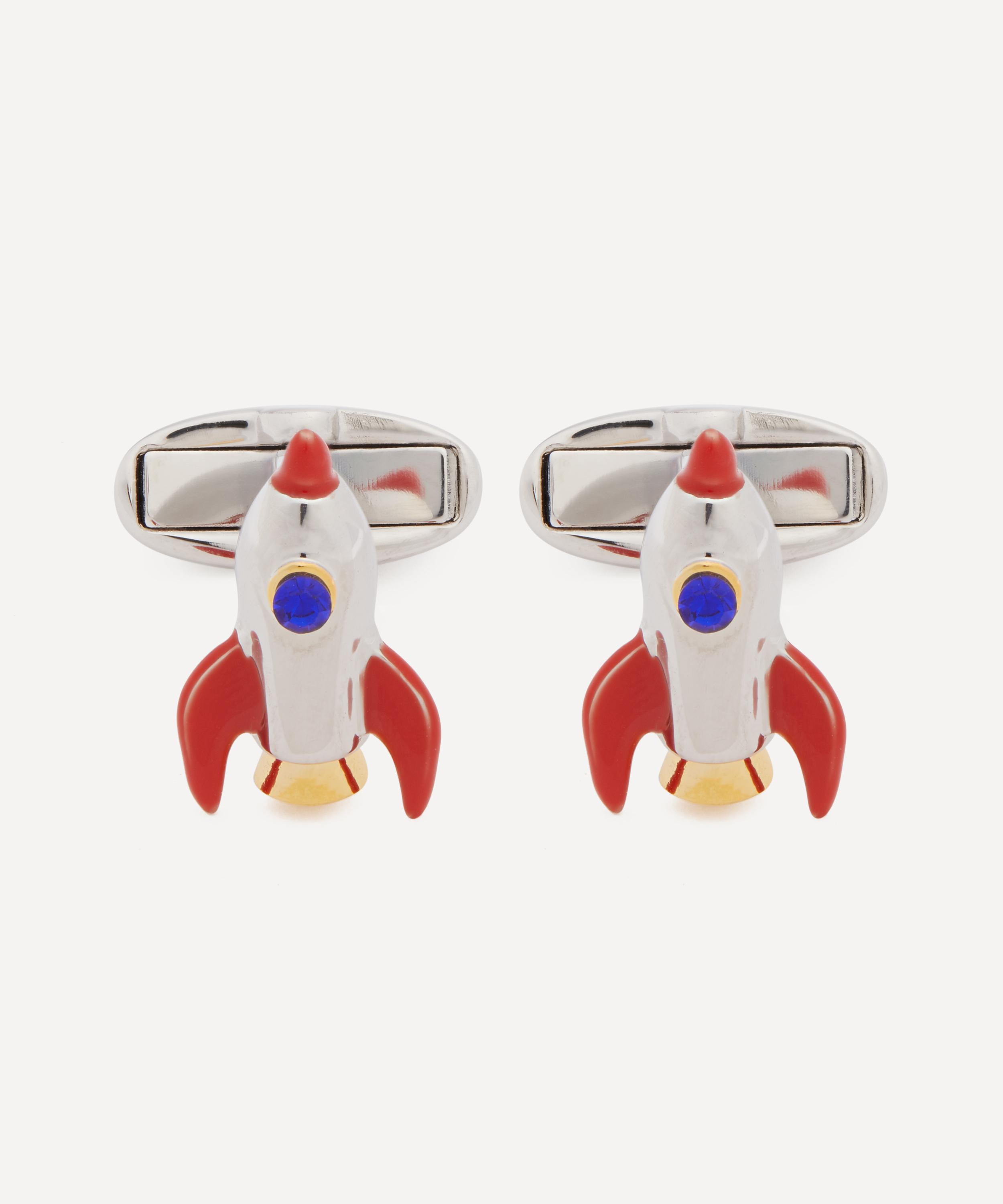 Paul Smith Mens Rocket Ship Cufflinks