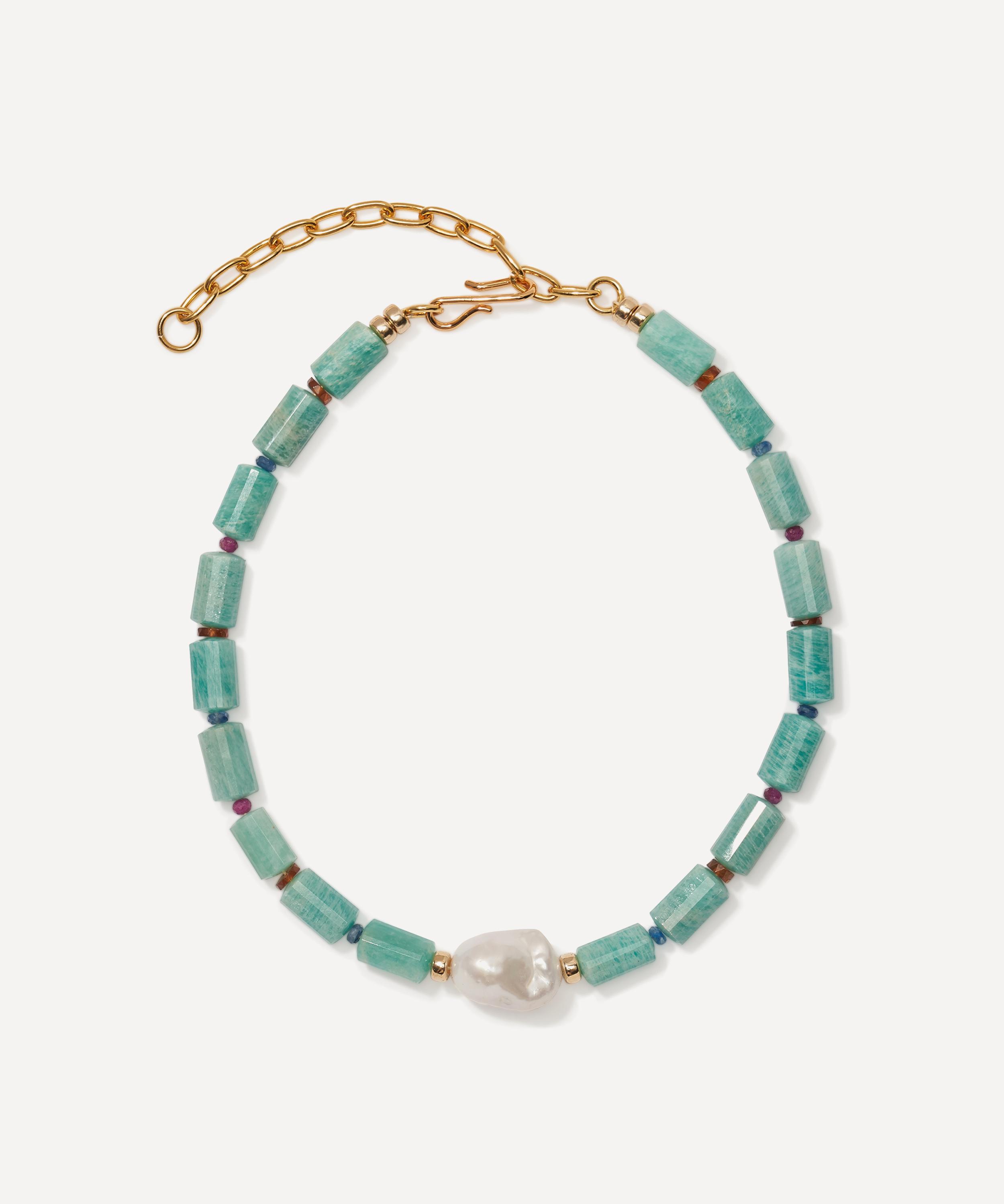 Shop Lizzie Fortunato 24ct Gold-plated Curio Bead Necklace