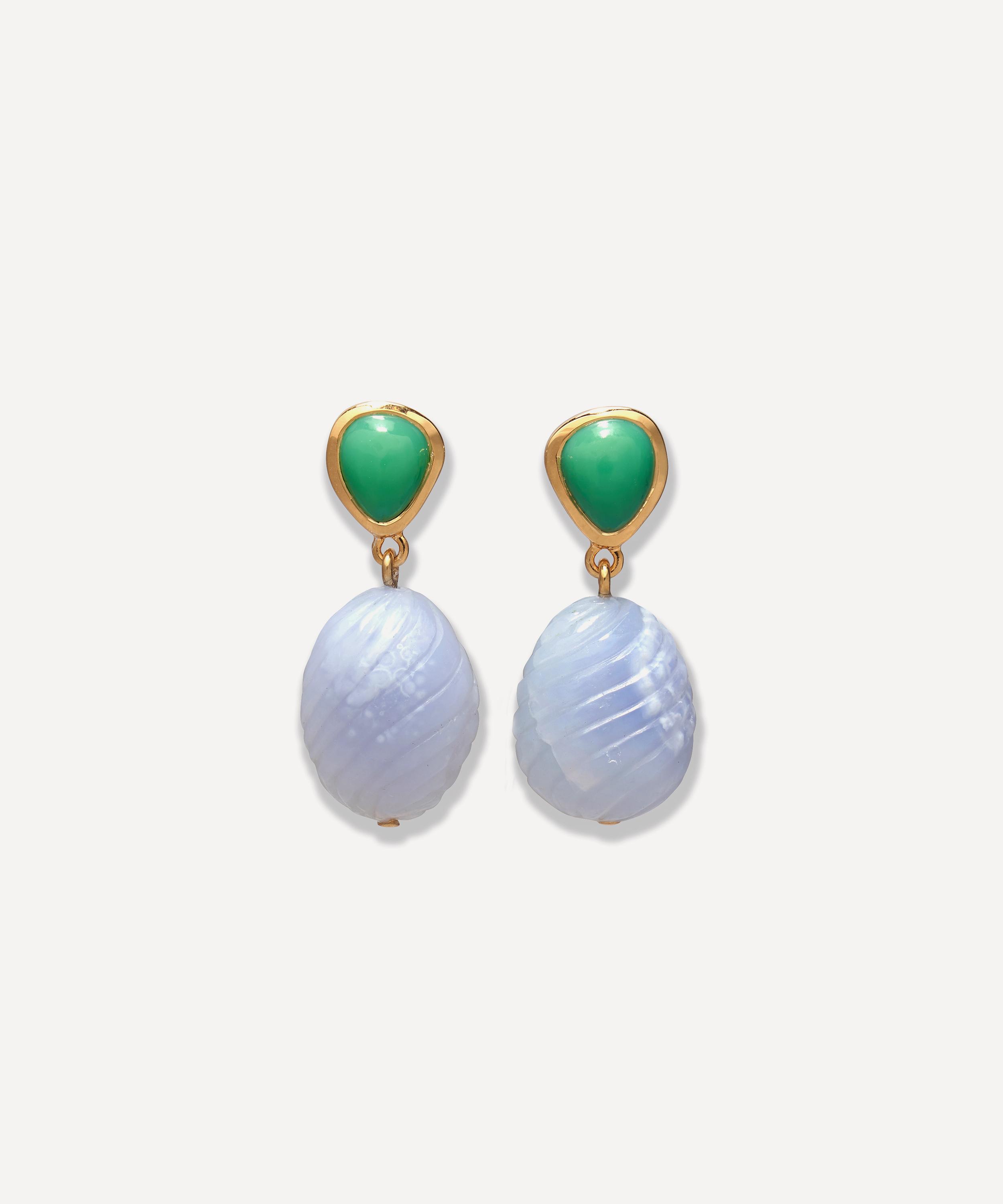 Lizzie Fortunato 24ct Gold-plated Andalusia Drop Earrings