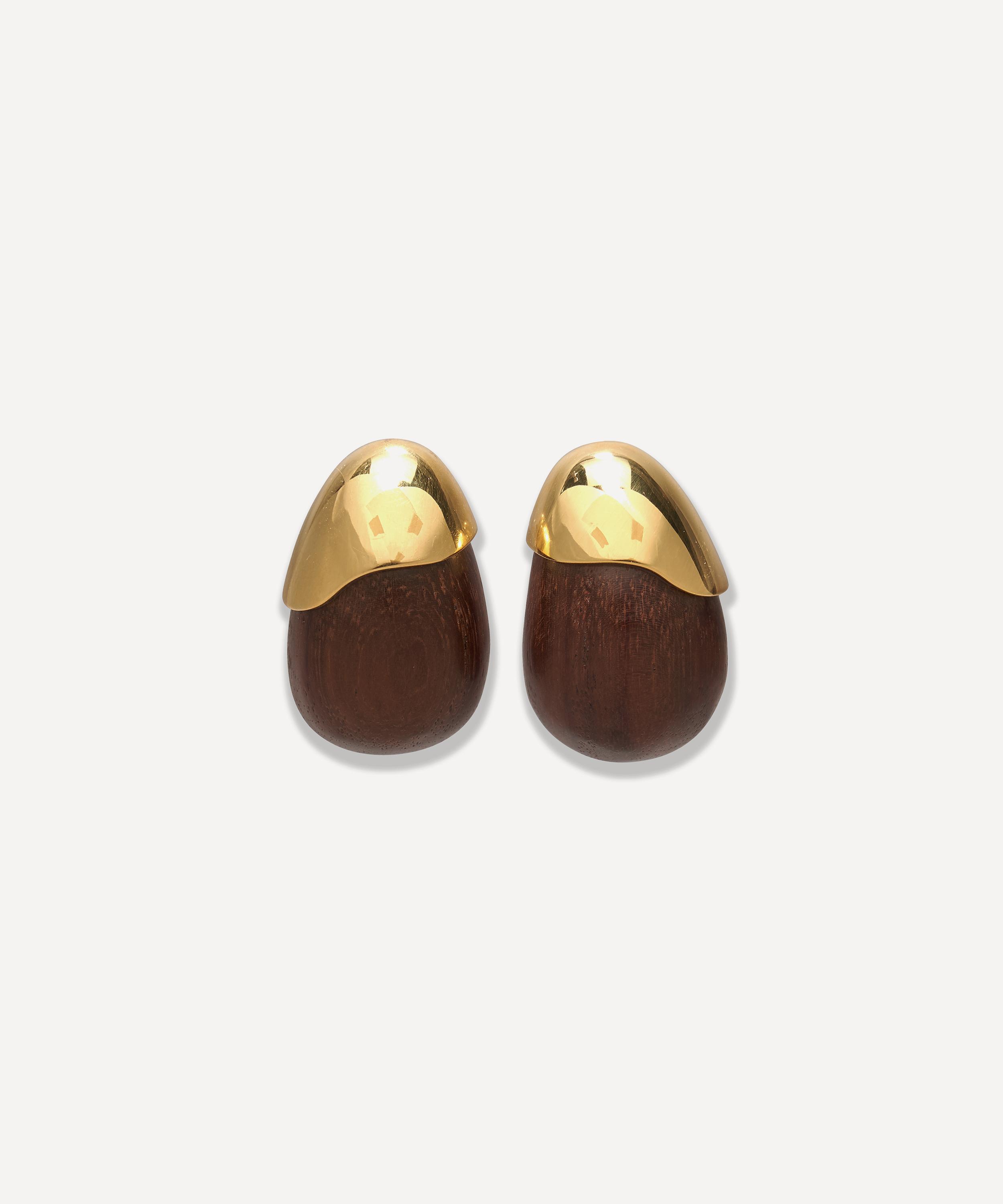 Lizzie Fortunato 24ct Gold-plated Toro Drop Earrings